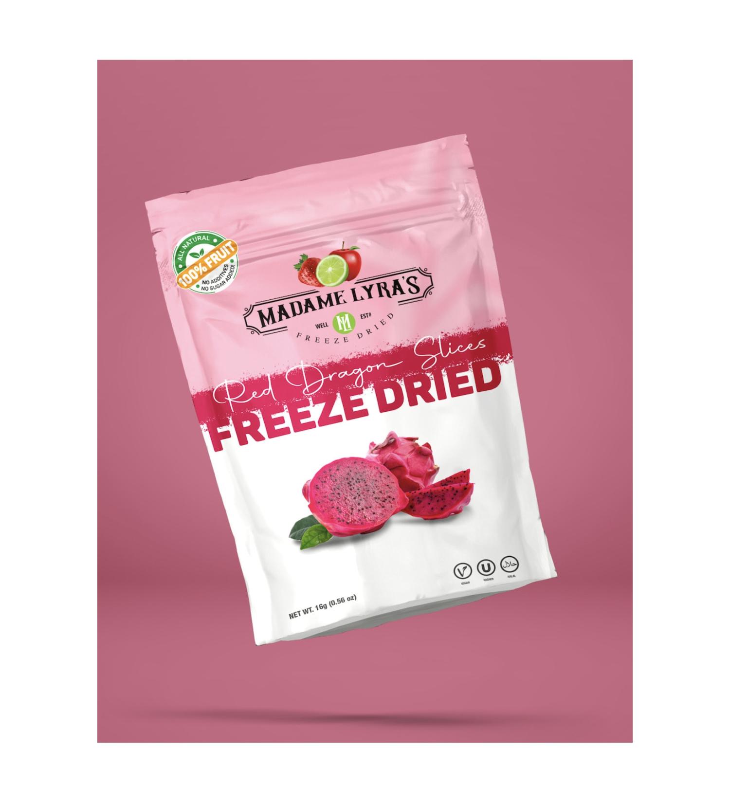 Madame Lyras 8-Piece Box * 16 gr Freeze Dried Dragon Fruit Slices - Buy Online on GoSupps.com