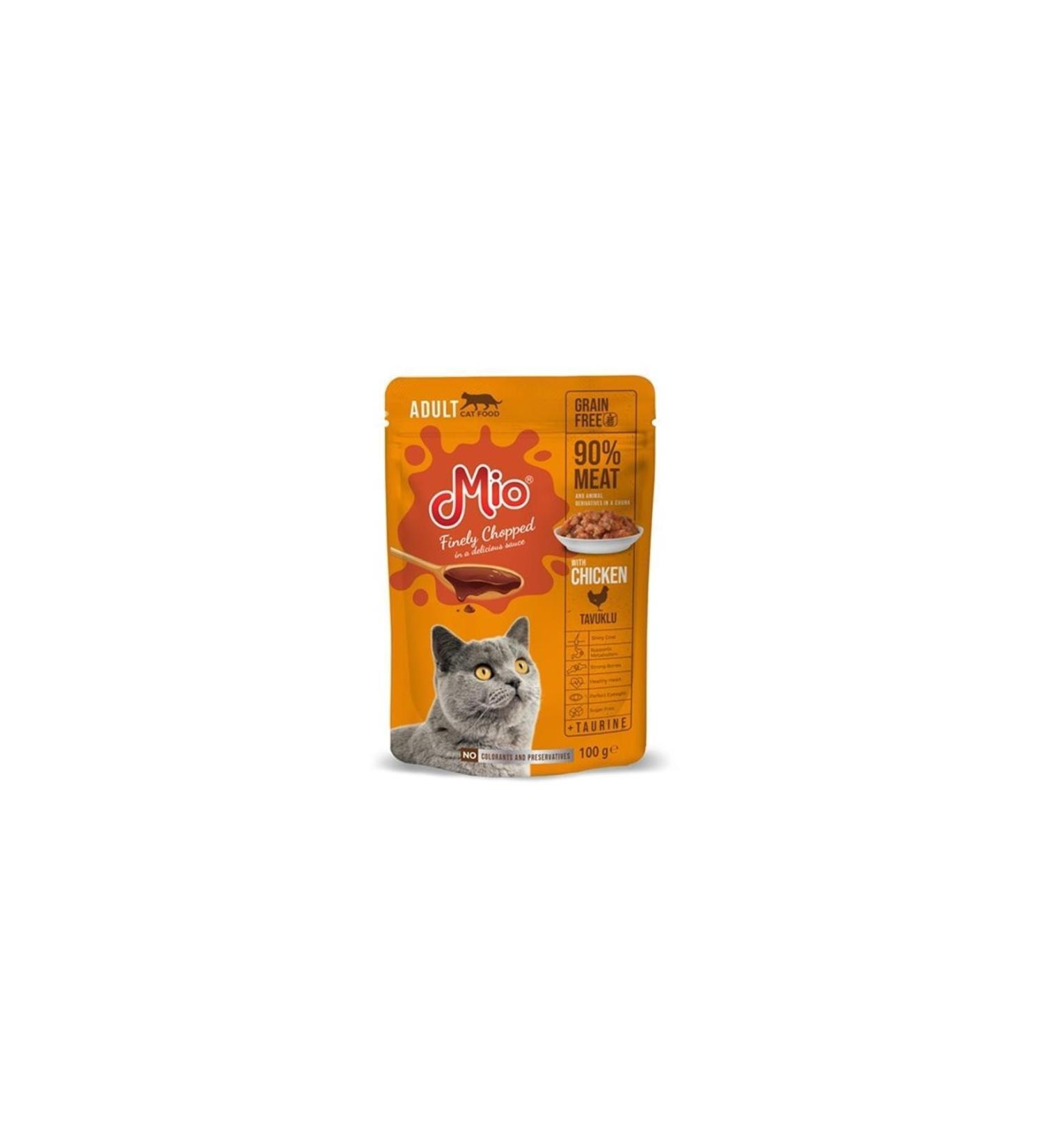 Mio Tt283 Mio Chicken Pouch Cat Food 100 Gr X 24 Pcs.