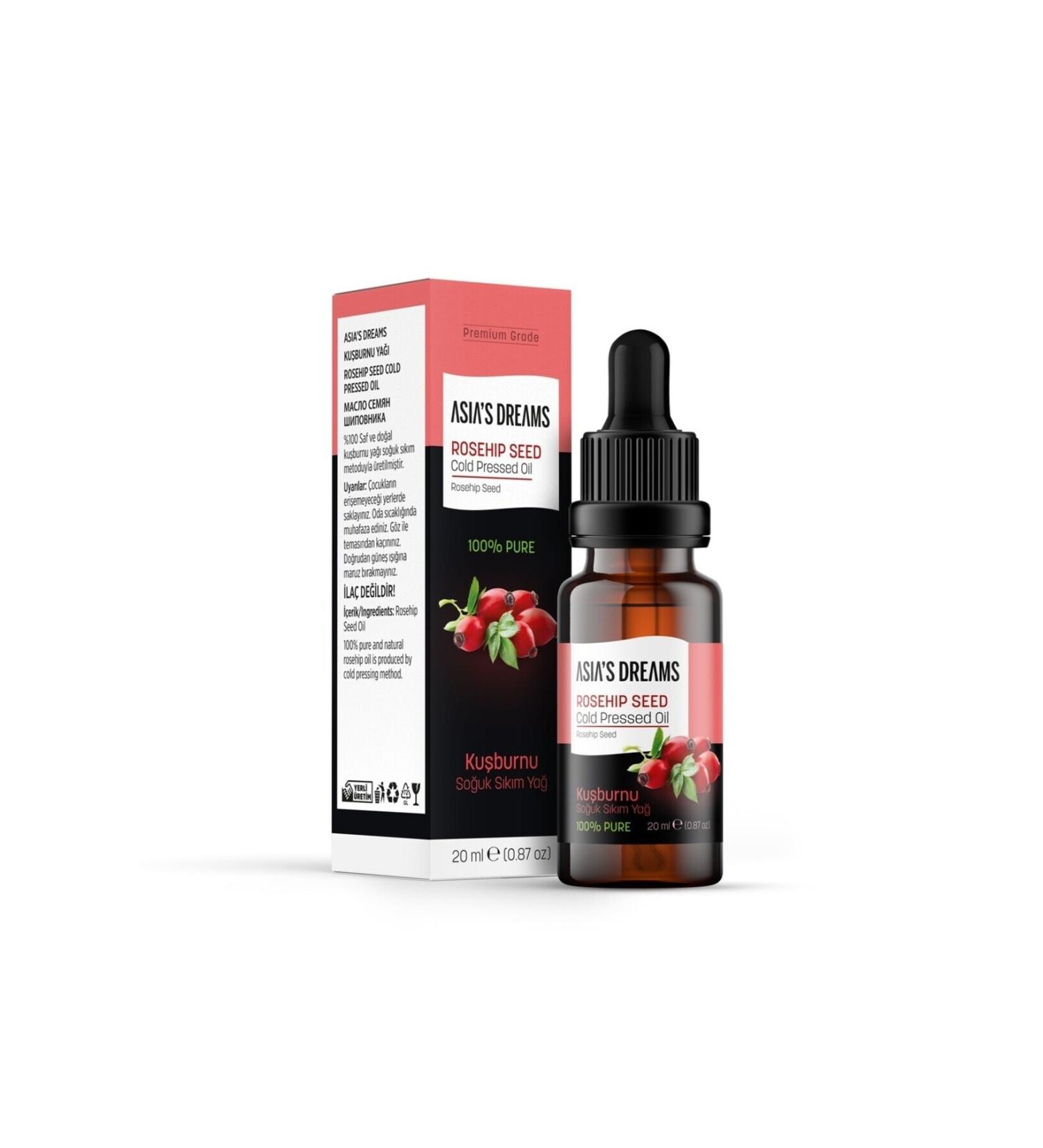 Asias Dreams Rosehip Cold Pressed Oil 20ml 0 Pure