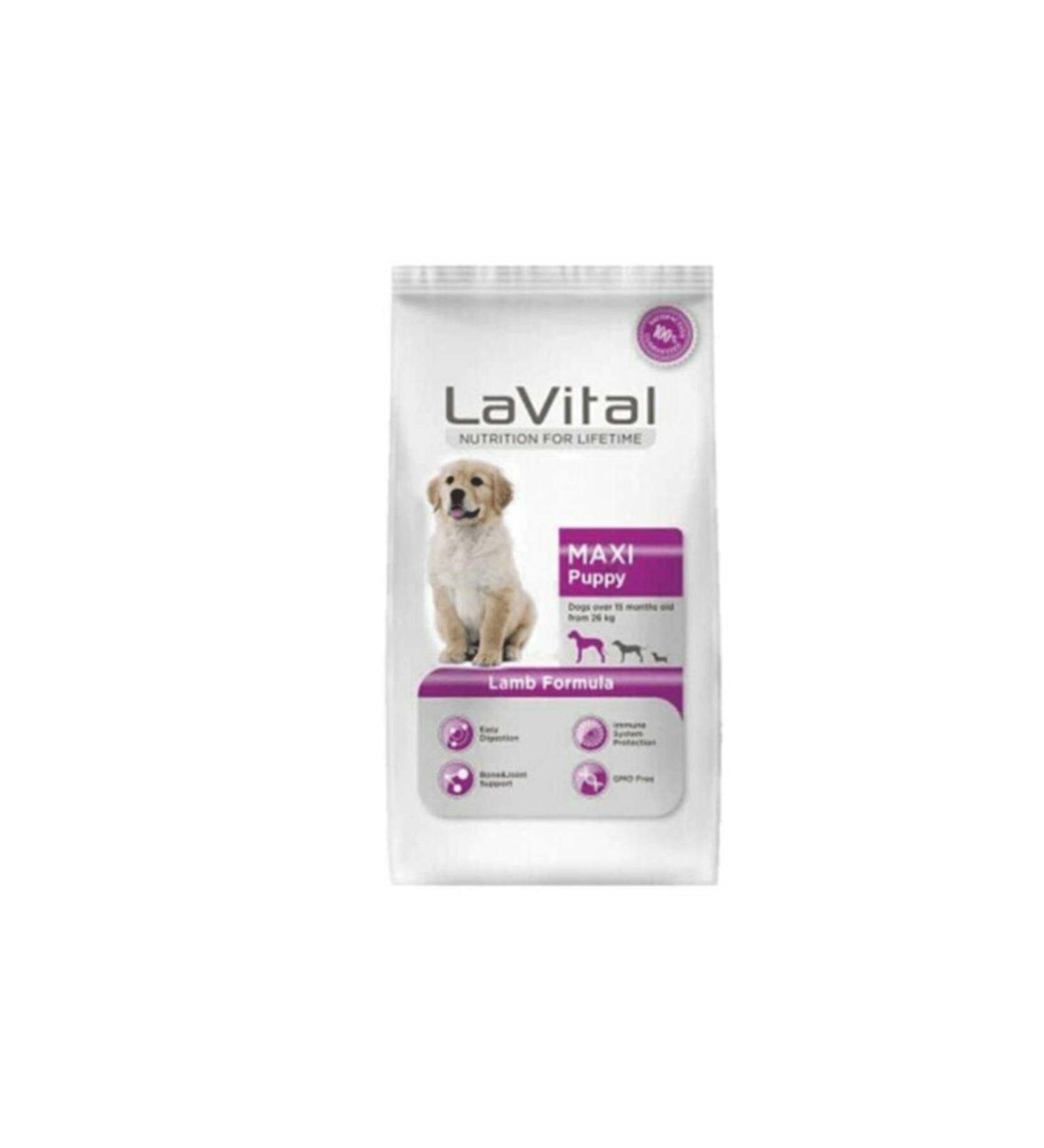 La Vital Maxi Puppy Lamb Meat Large Breed Puppy Food 3 KG