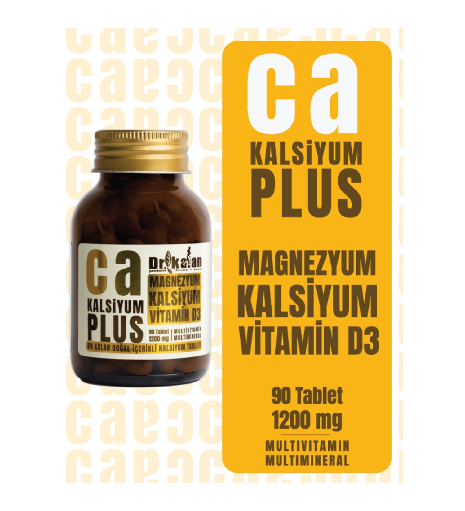 Dr Kalan Calcium Plus (MAGNESIUM VITAMIN D3 AND...) 90 Tablets - Buy Online on GoSupps.com