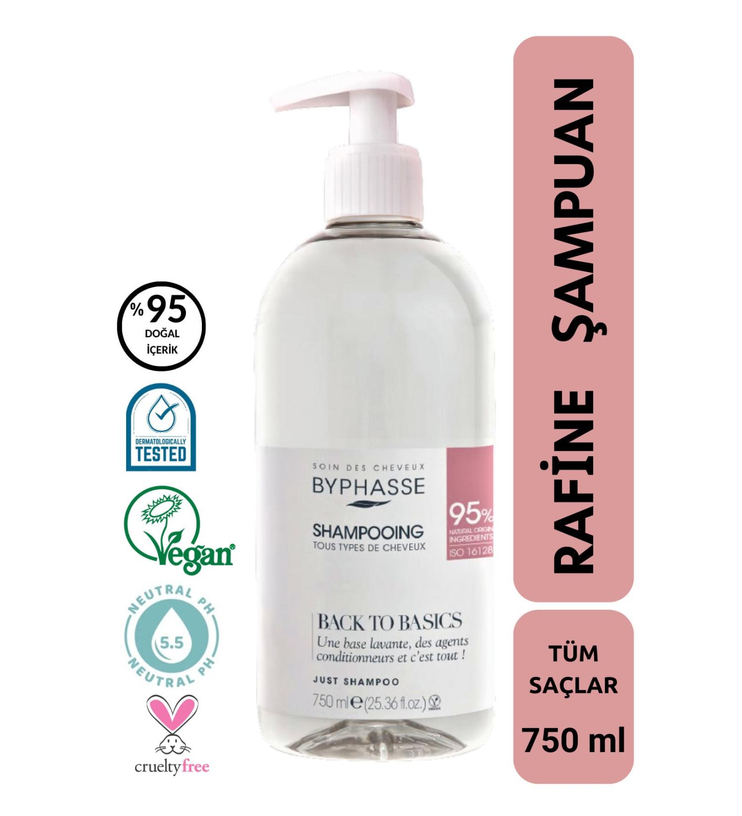 BYPHASSE Back To Basics Refined Shampoo for Normal Hair 750ml