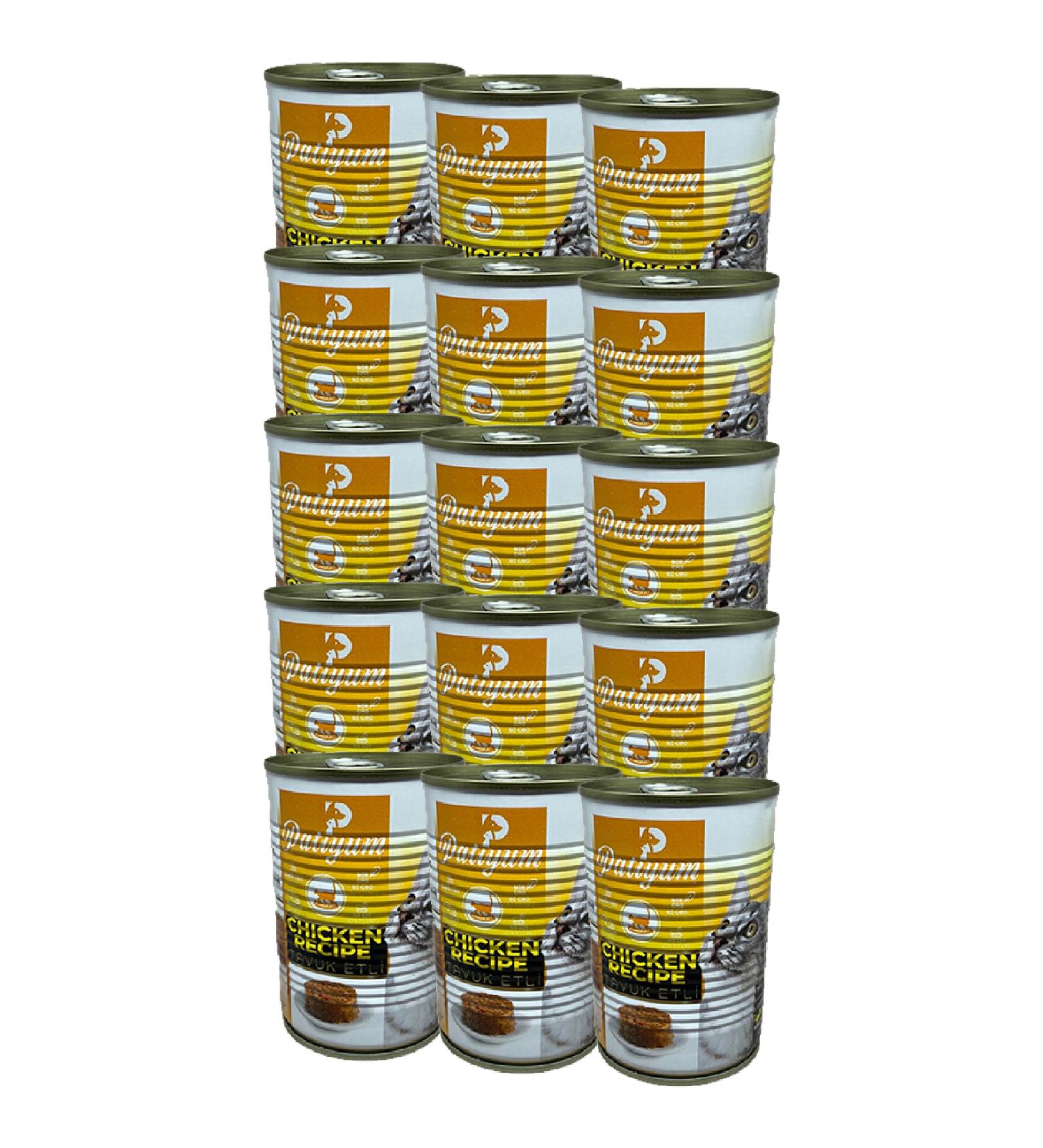 PATiYUM Chicken Meat Cat Cannedx15