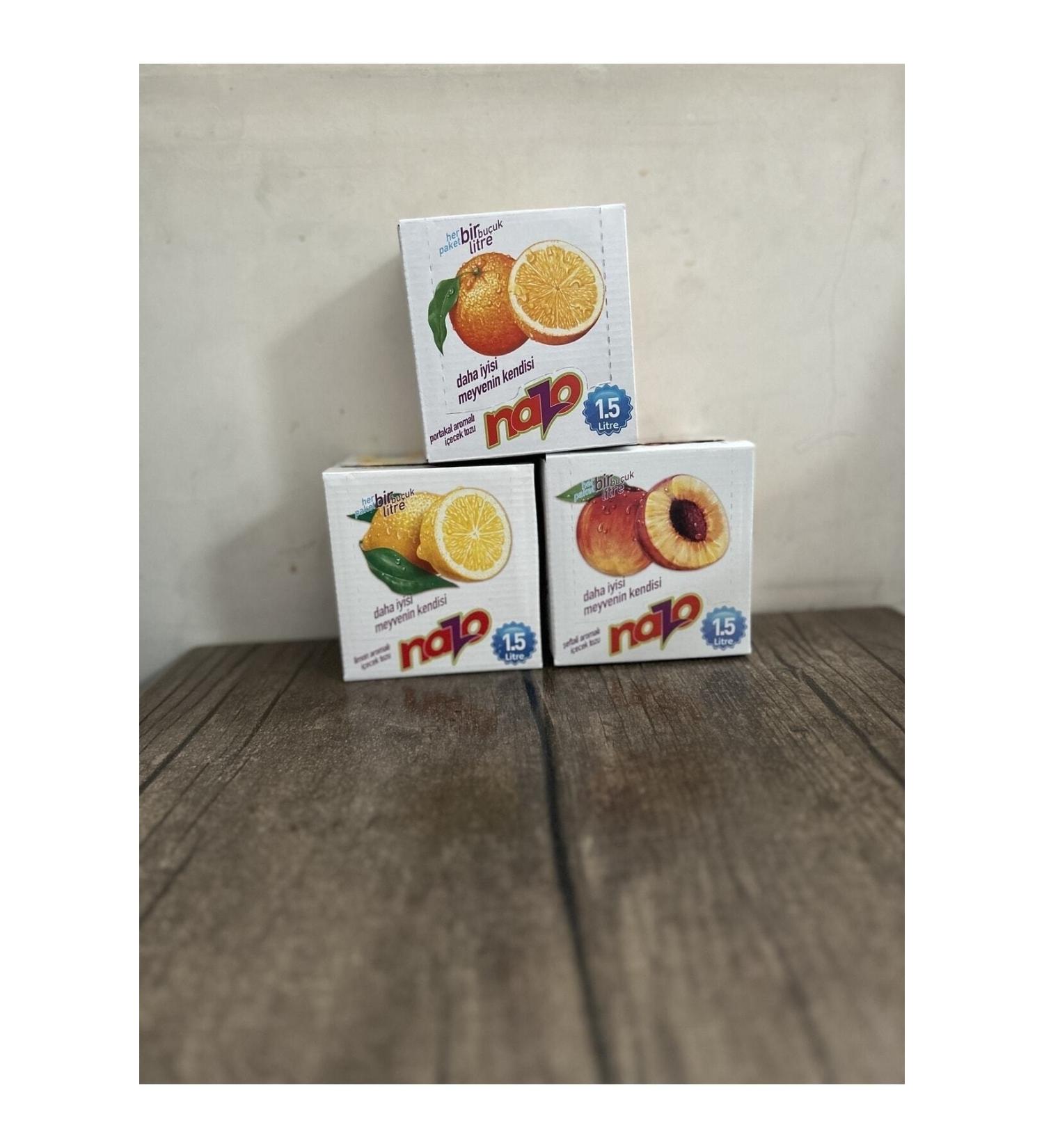 NAZO Powder Drink Lemon&Orange&Peach 24lux3