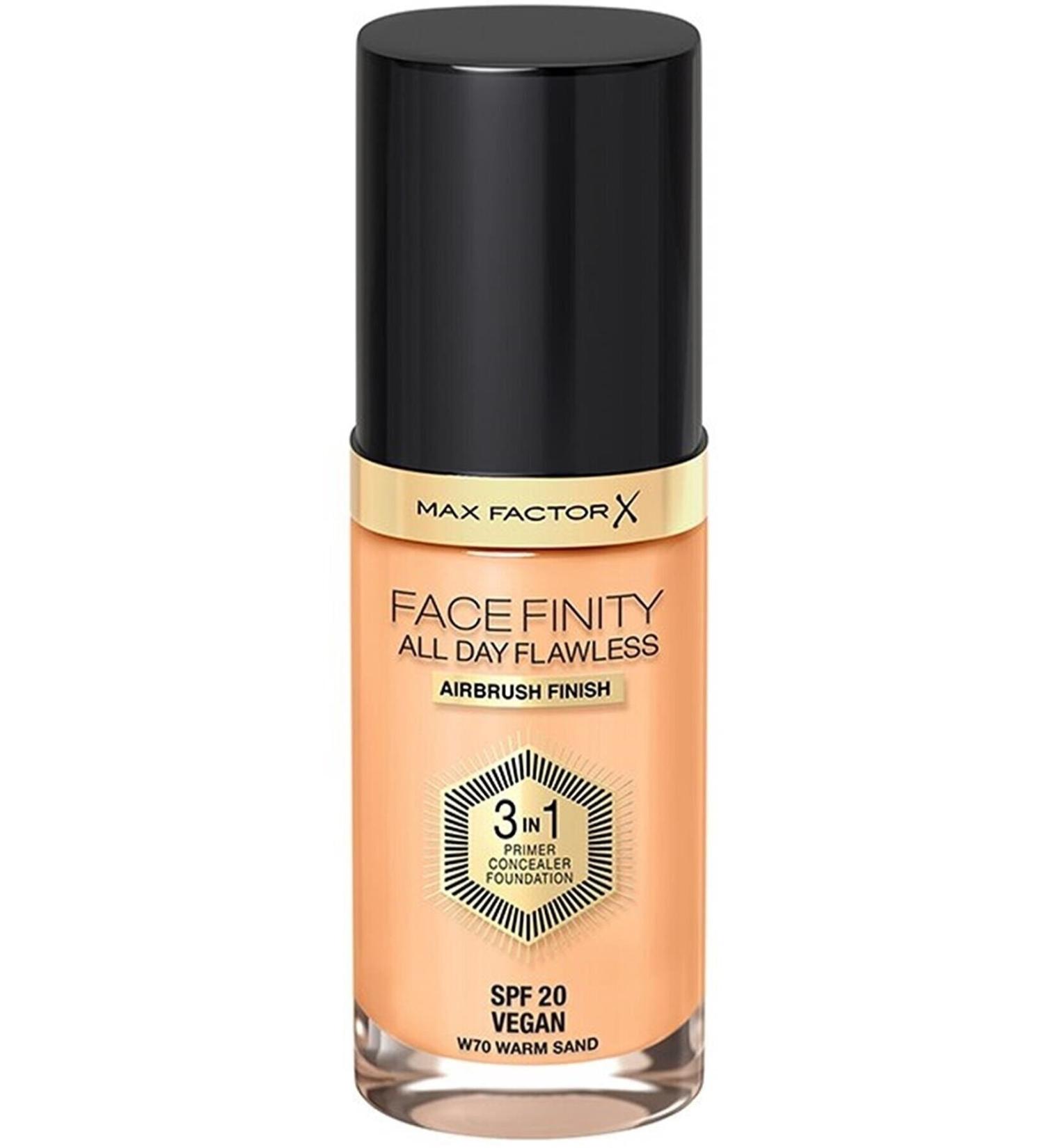 Max Factor Facefinity 3 in 1 Long-lasting Foundation 70 Warm Sand