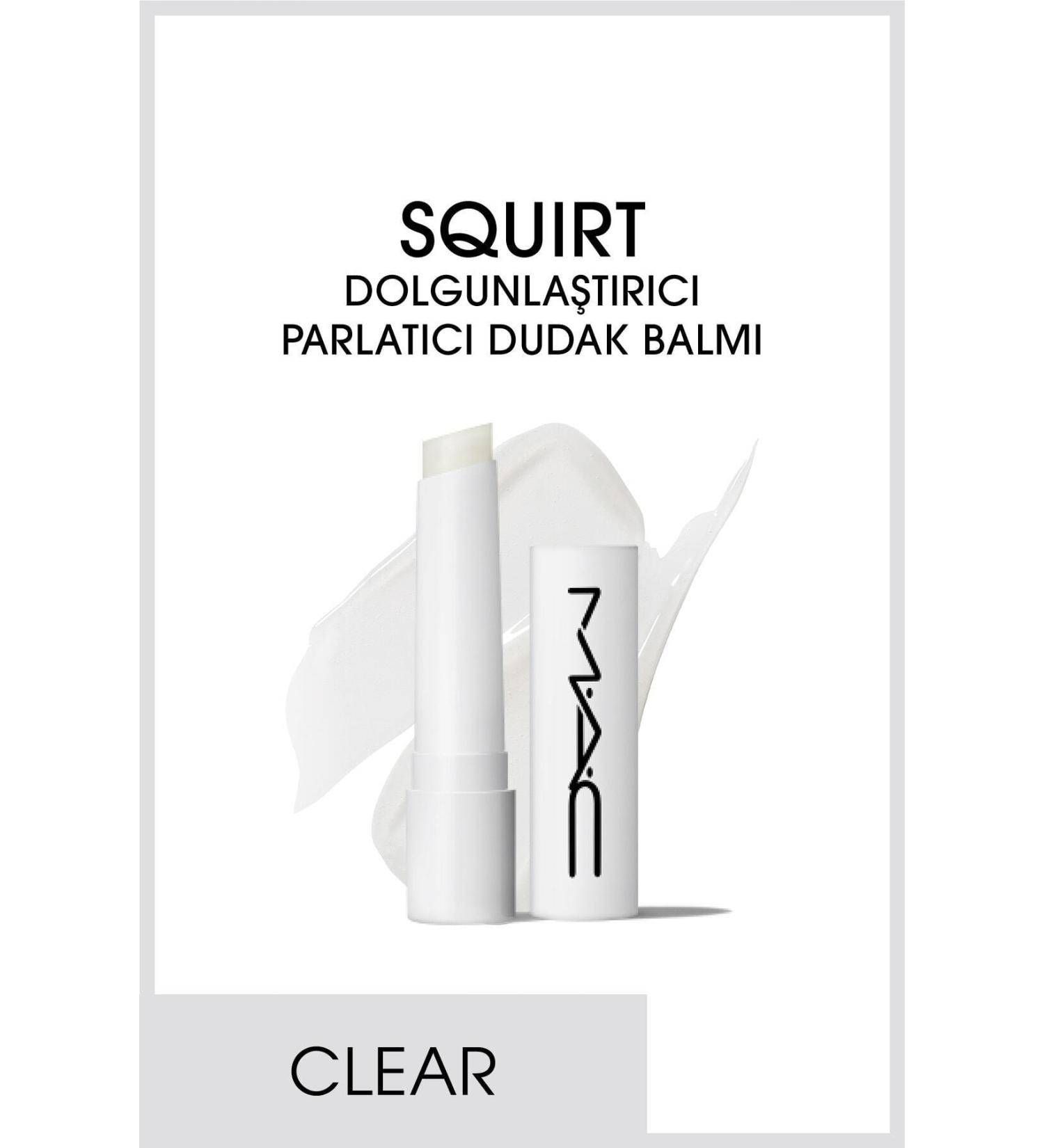 Mac Squirt Plumping Shine Lip Balm with Lifting Effect for Lips-clear-2.3 GR.