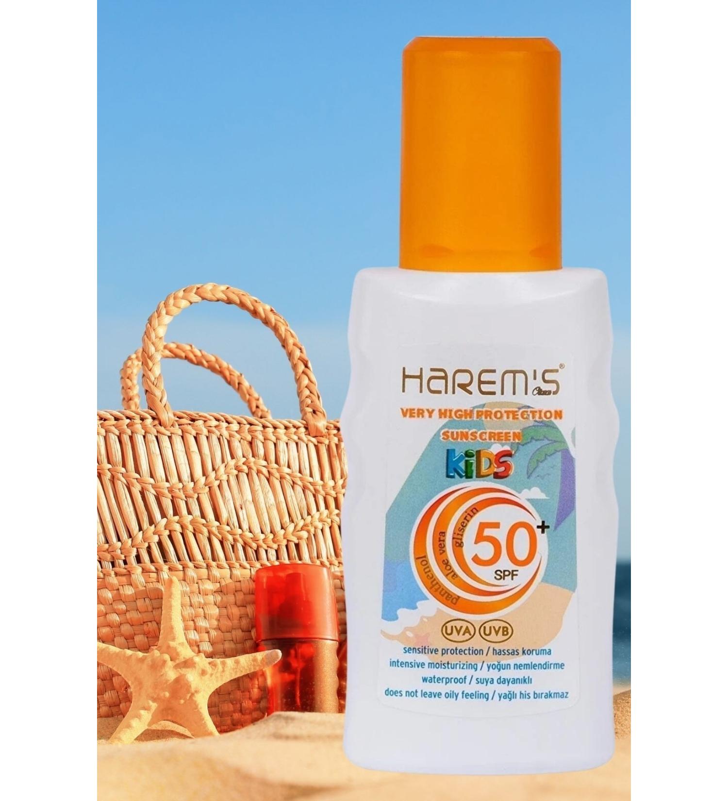 Harem's Ottoman Sun Cream Kids High Protection Sensitive Skin Spf+ 50 180 ml