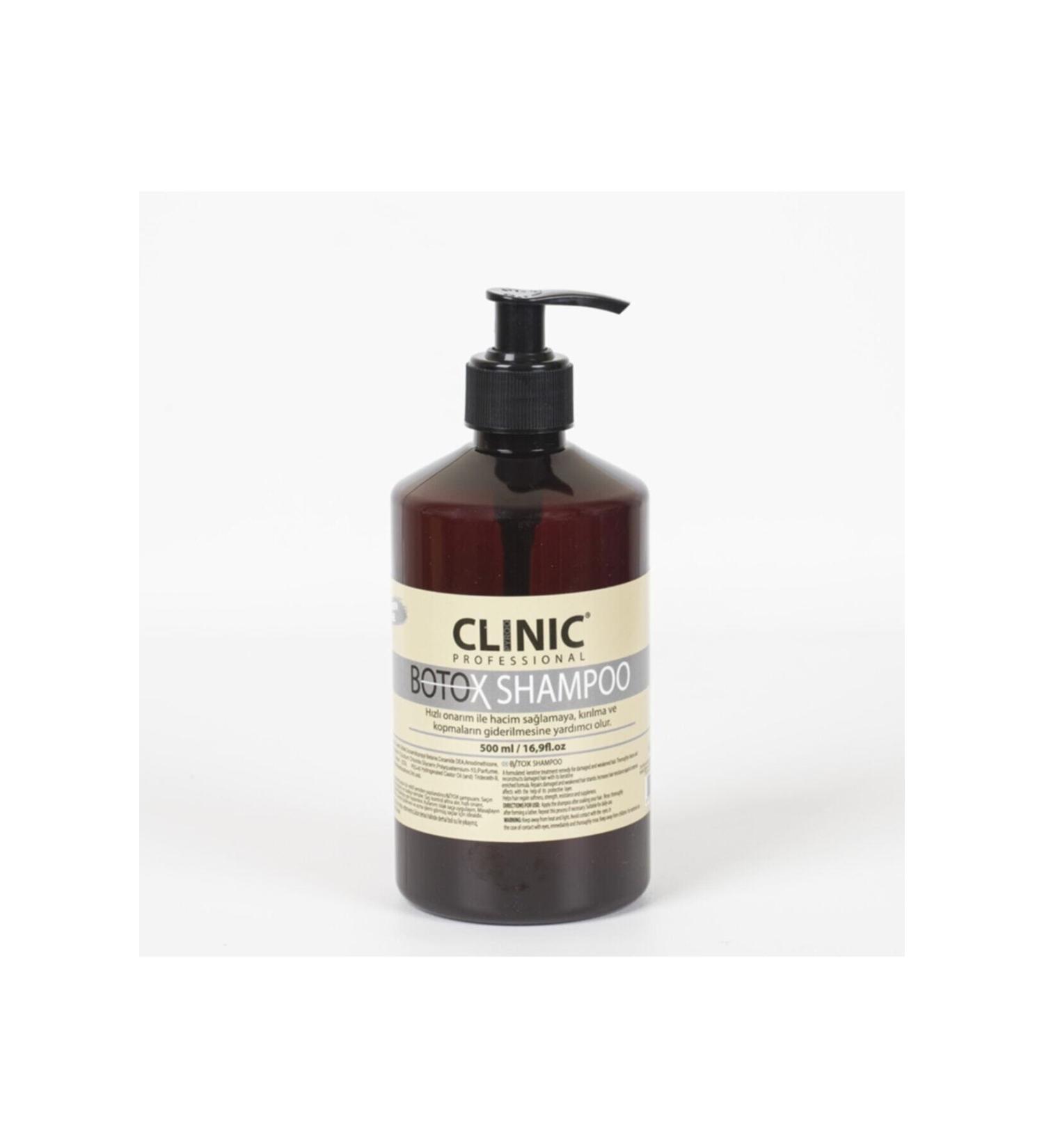 CLINIC PROFESSIONAL Volume Botox Shampoo 500 ml..KEUSKOZMET K2007011