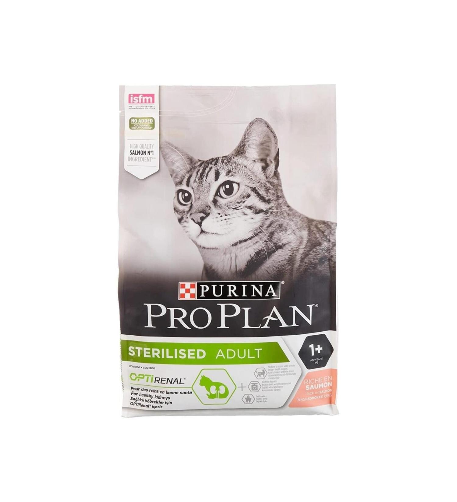 Pro Plan Pro Plan Sterilized Salmon and Tuna 3 kg Sterilized Adult Dry Cat Food