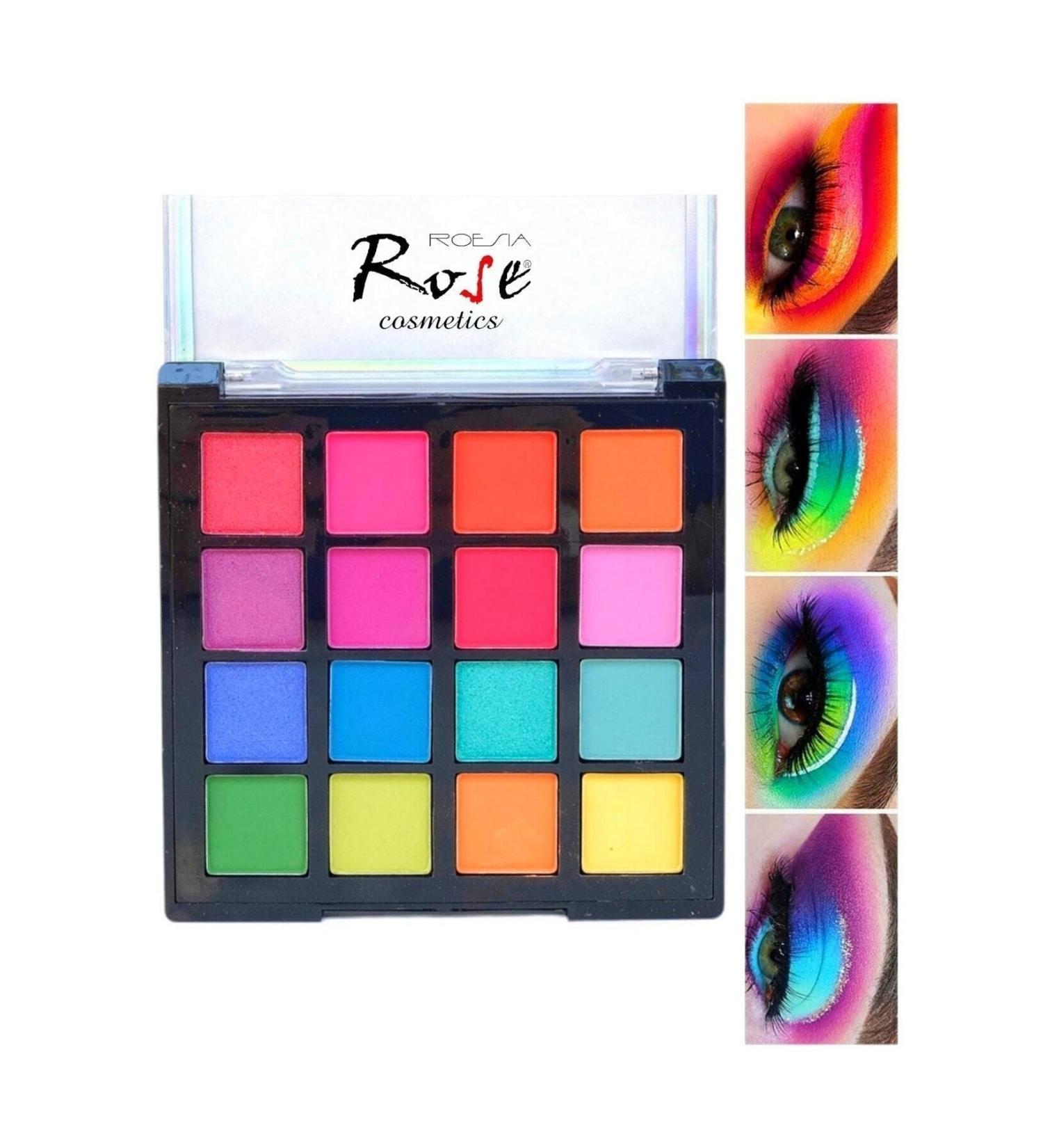16-Pack Neon Eyeshadow Palette