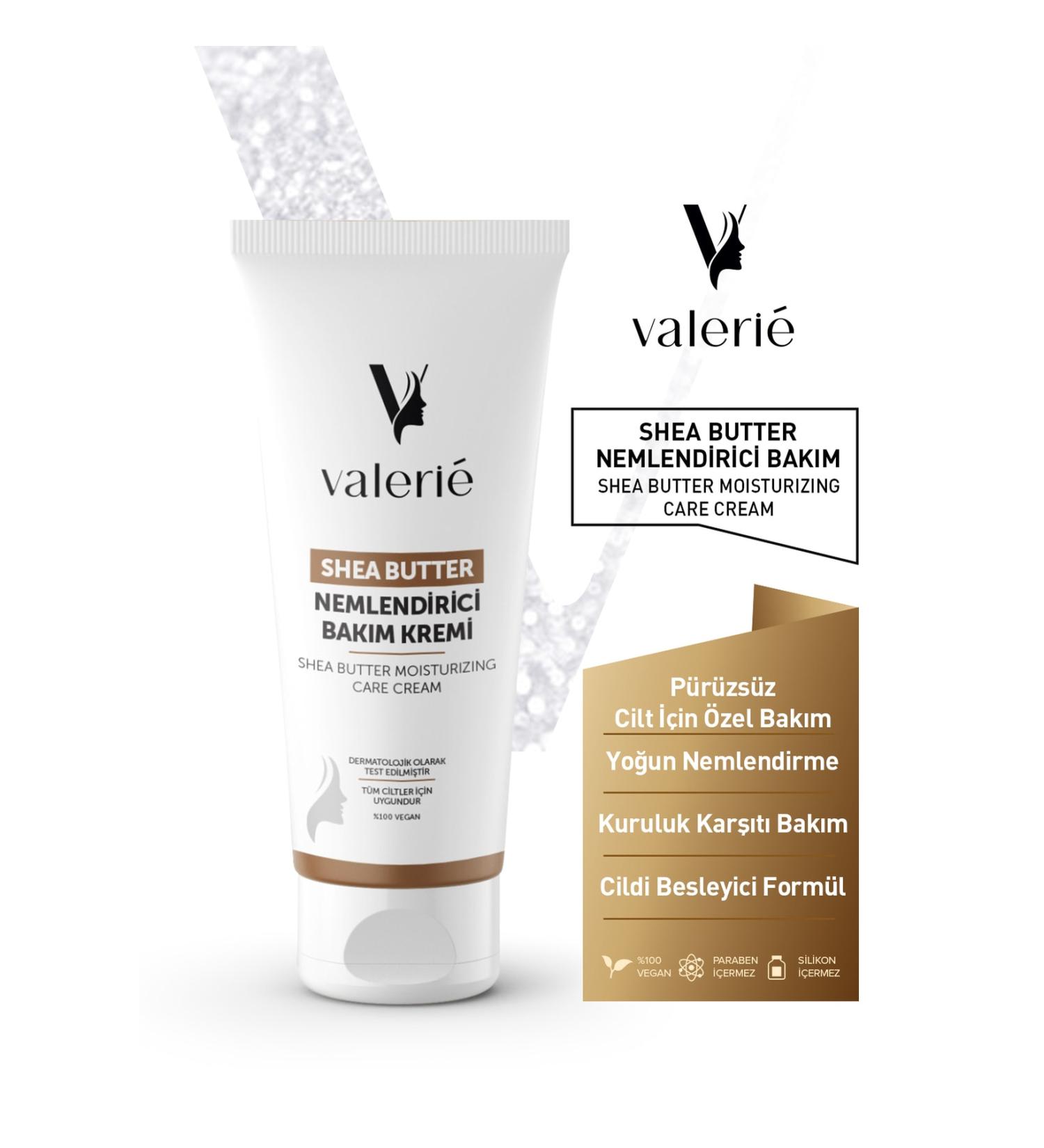 Valerie Intensive Moisturizing and Nourishing Shea Butter & Panthenol Hand - Face - Body Care Cream 75 Ml - Buy Online on GoSupps.com