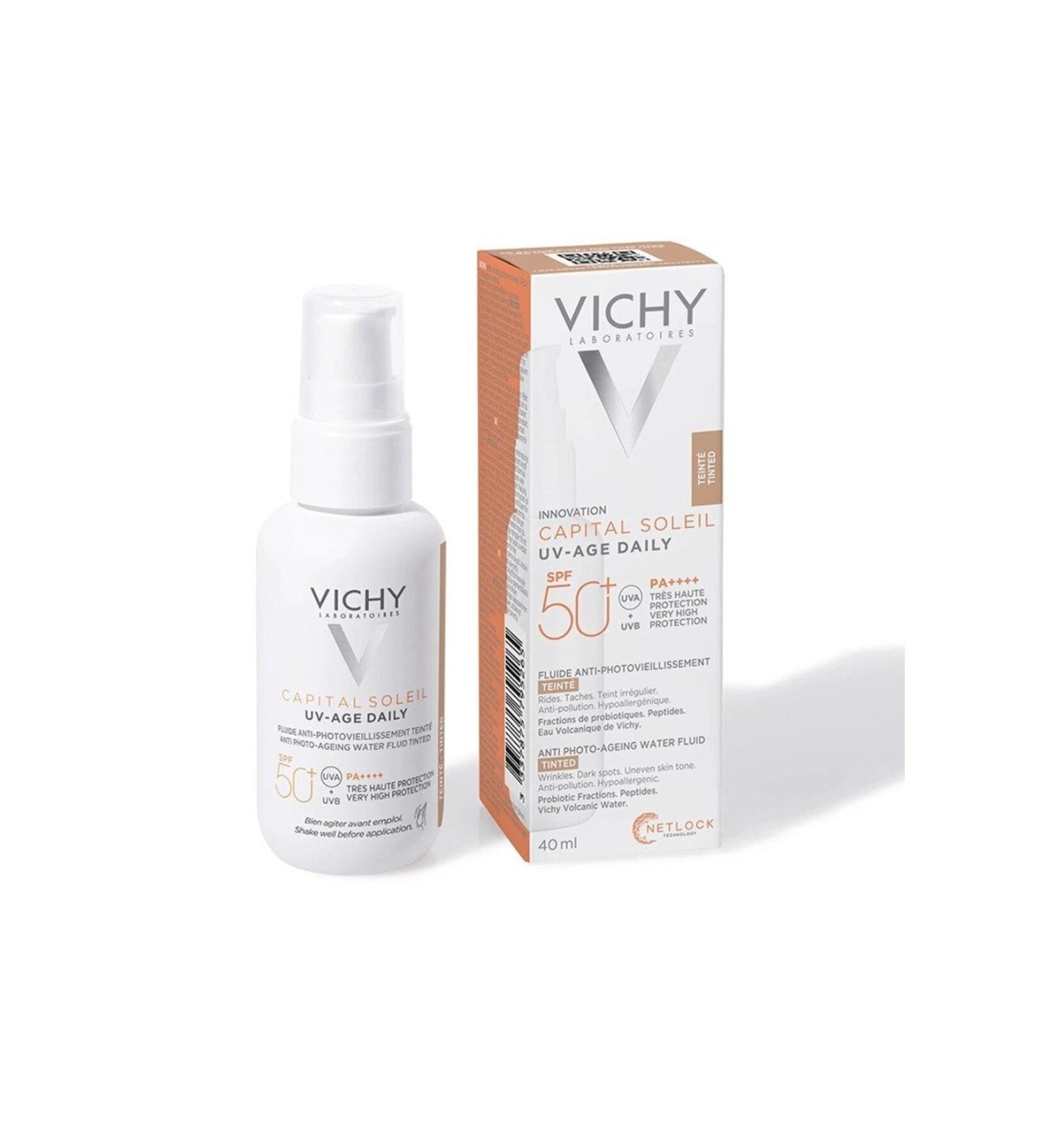 Vichy Capital Soleil UV-Age Daily - SPF 50+ Tinted Photo-Aging Tinted Face Sunscreen 40 ml