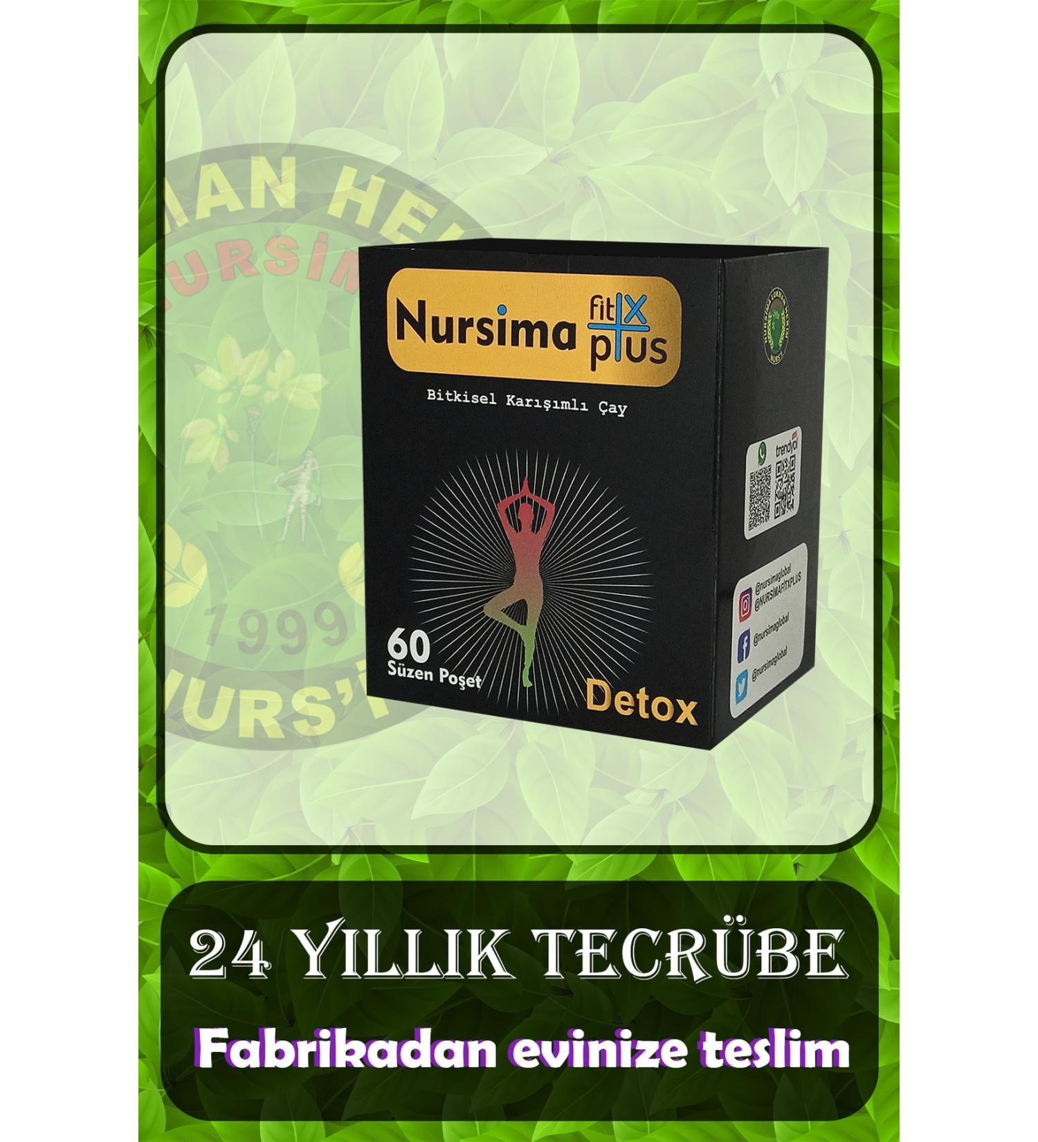 Nursima Fit X Plus Detox Tea 60 Filter Bags