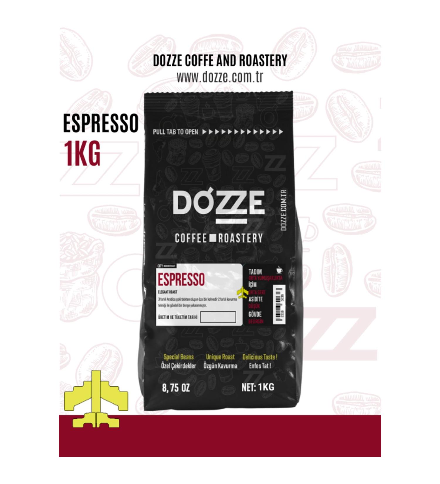 Dozze 1kg Barista Espresso Italian Style Coffee