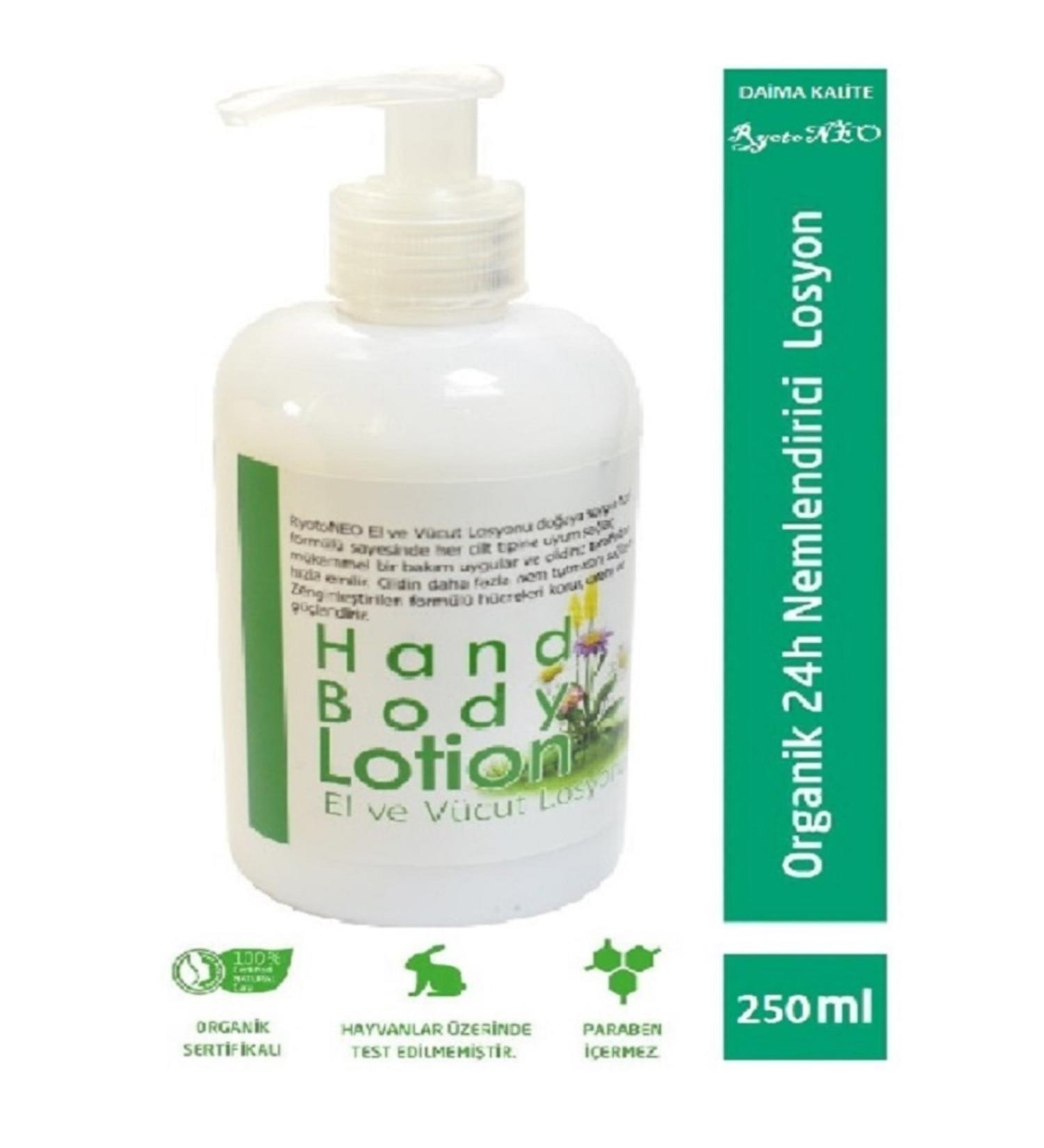 RyotoNEO Organic Hand and Body Lotion 250 Ml.