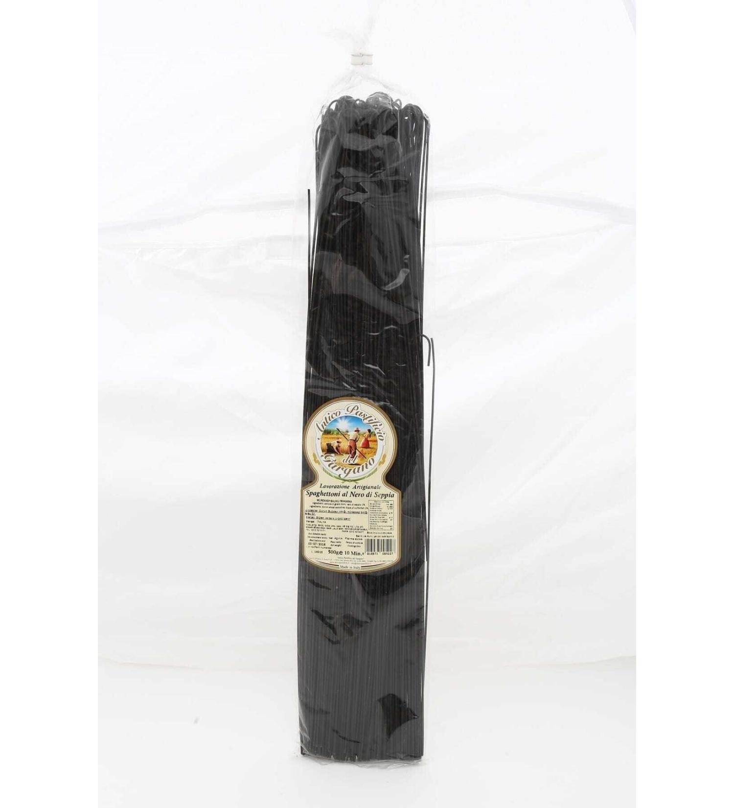 Antico Pastificio Gargano Spaghetti with Fish Ink 500g