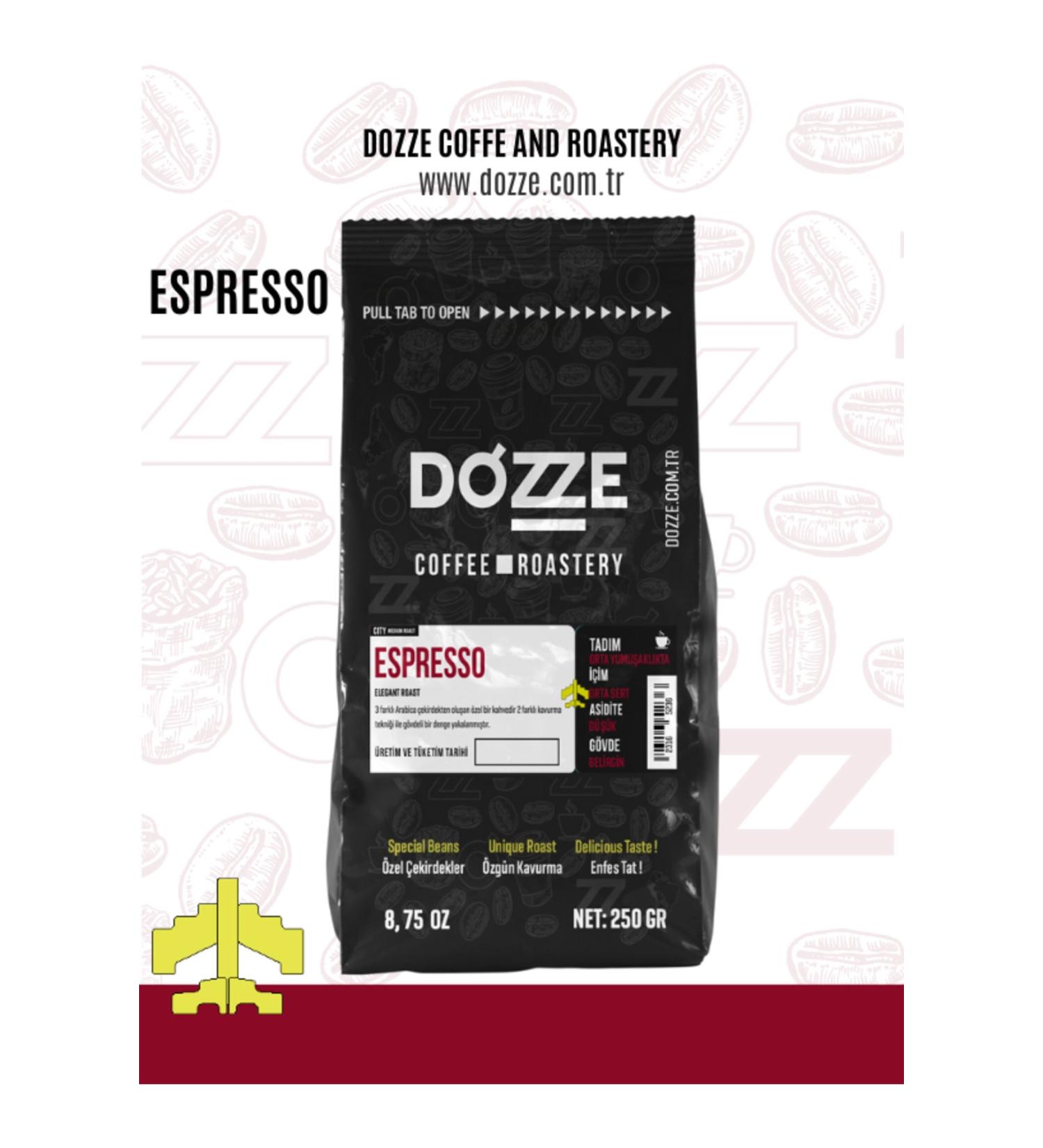 Dozze 250gr Premium Espresso Coffee Beans
