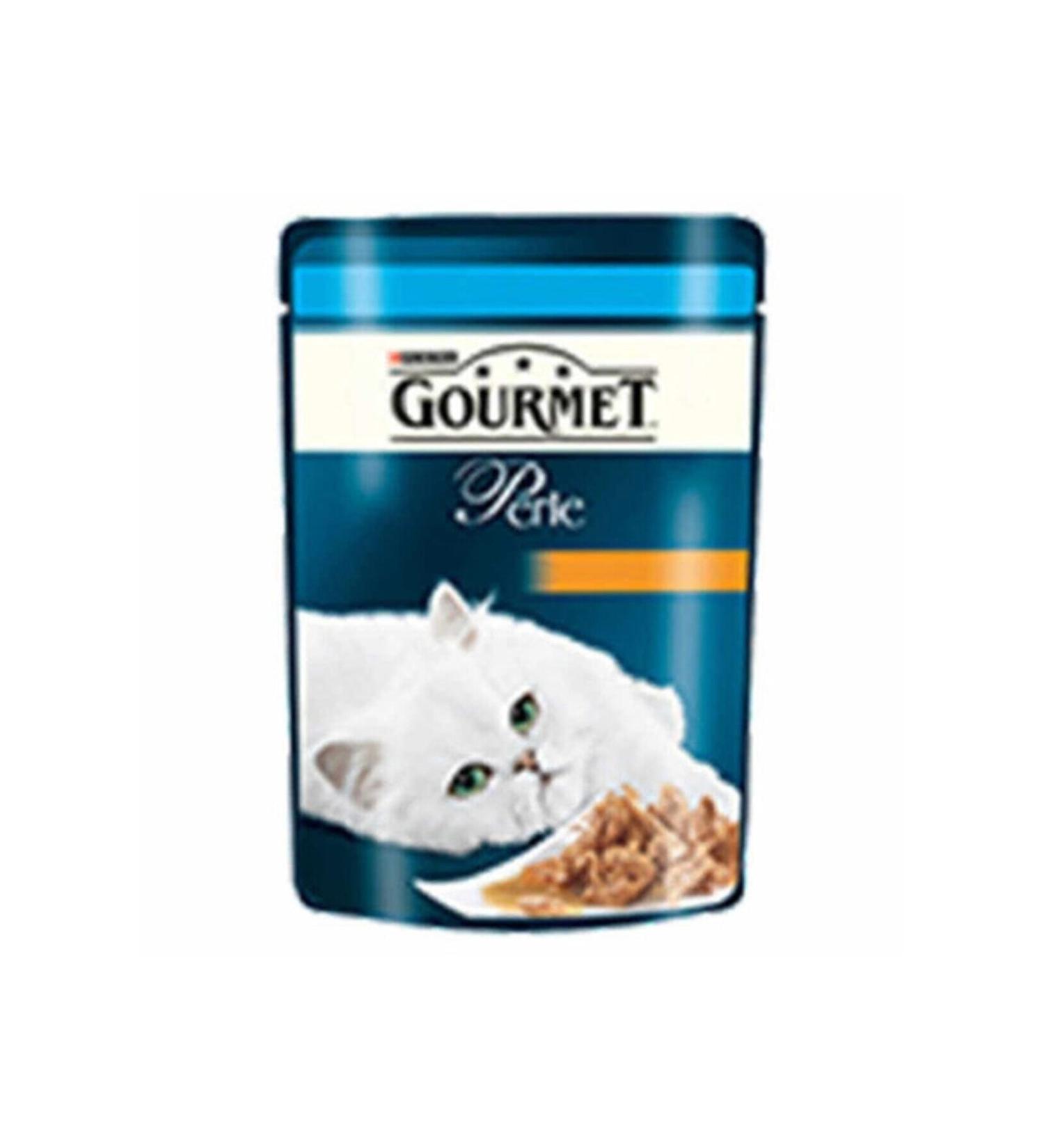 Gourmet Perle Grilled Tuna Adult Cat Pouch 24x85 Gr