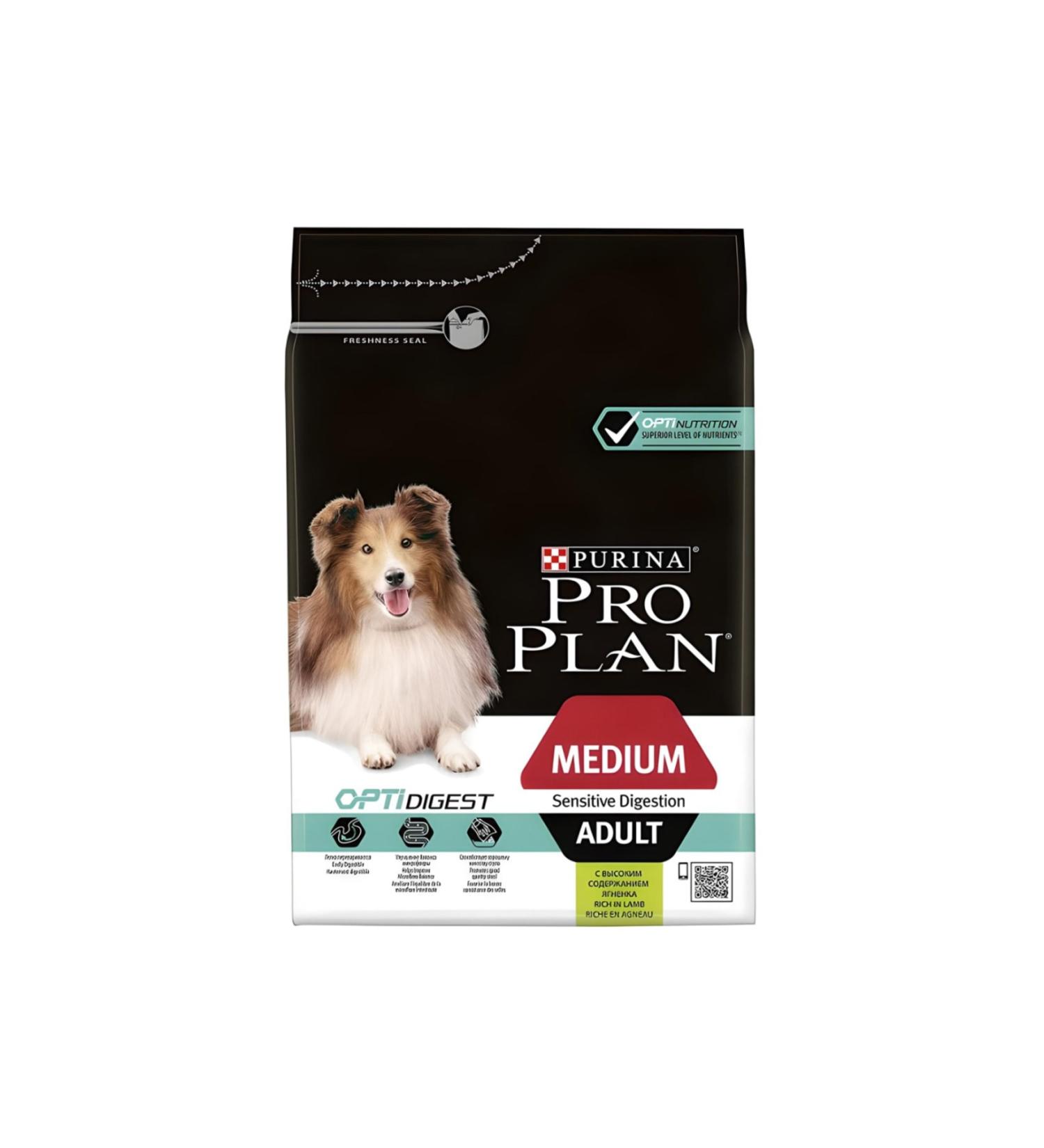 Pro Plan Pro Plan Medium Lamb Adult Dry Dog Food 3 kg - FarmaPets - Buy Online on GoSupps.com