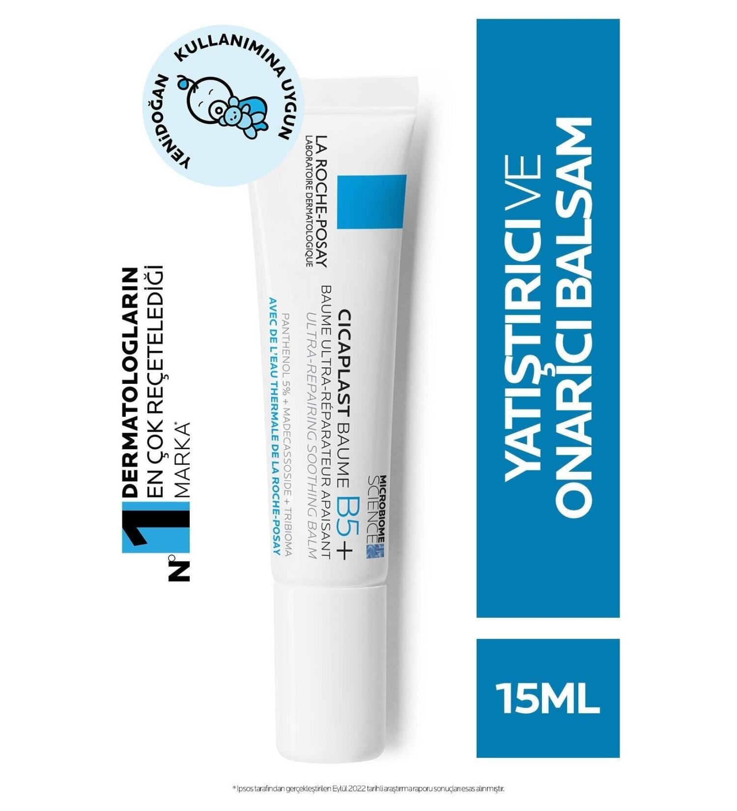 La Roche Posay Cicaplast Baume B5 15 ml Repair Cream for Dry and Irritated Skin LRPosay - Buy Online on GoSupps.com