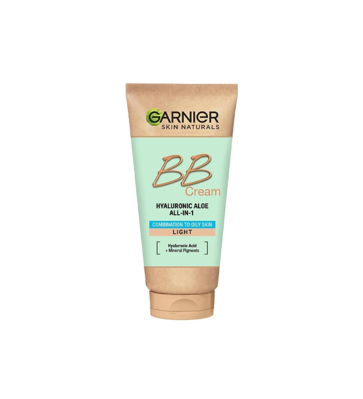 Garnier BB Cream Hyaluronic Aloe Oily Combination Skin Light Tone 50 ml