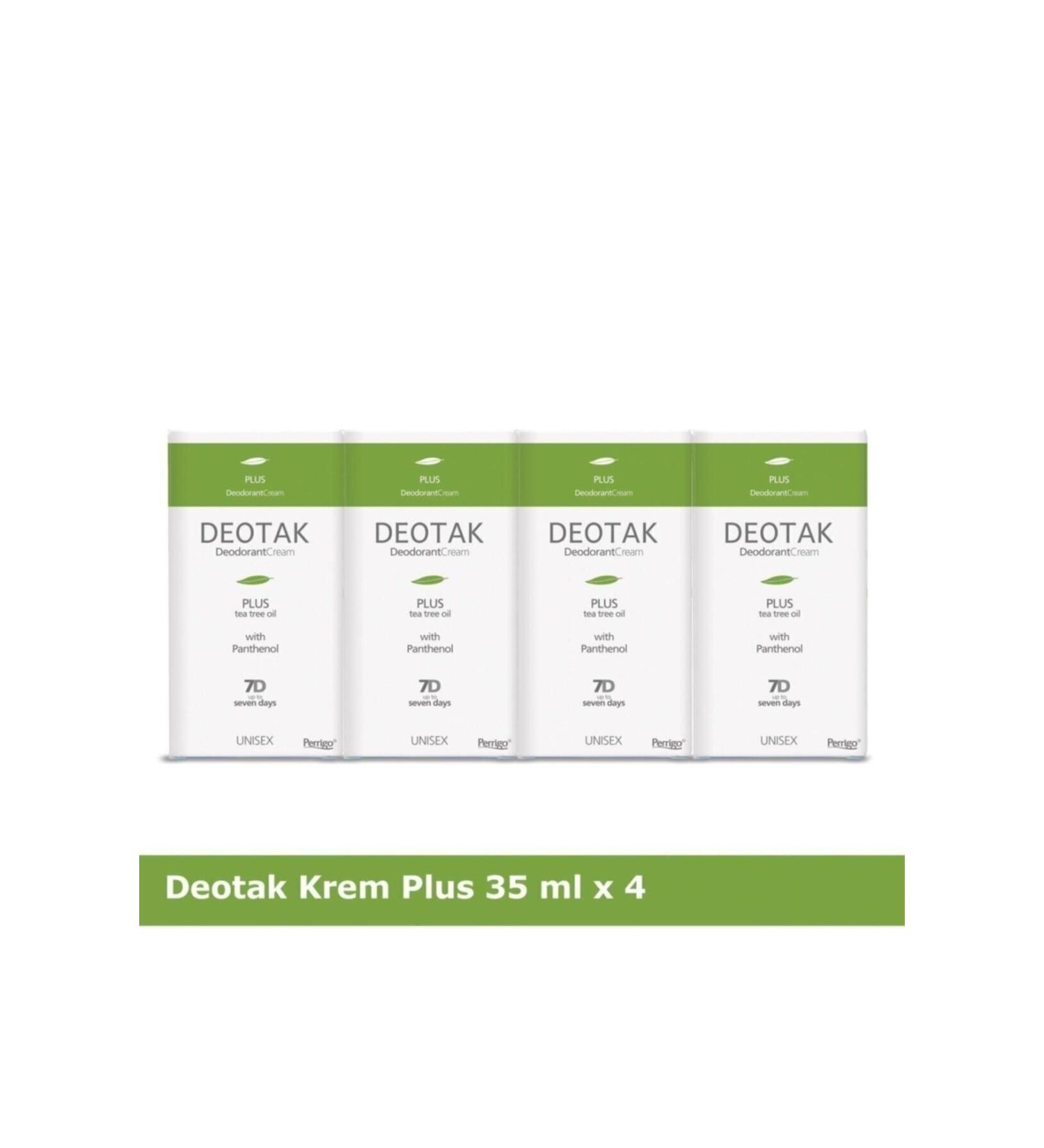 Deotak CREAM PLUS 35ML X 4 PIECES