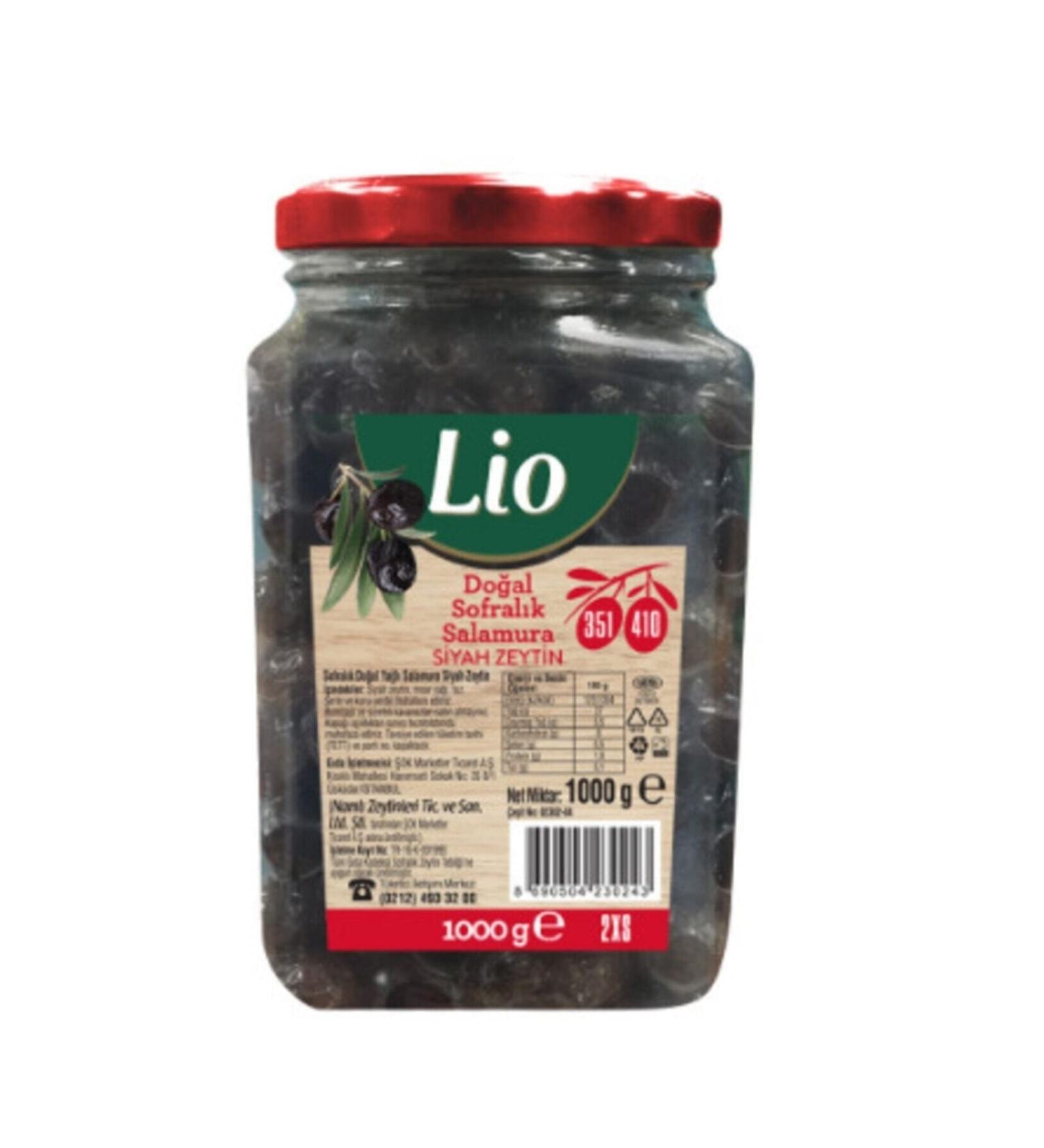 LIO Table Olives in Brine 1 Kg