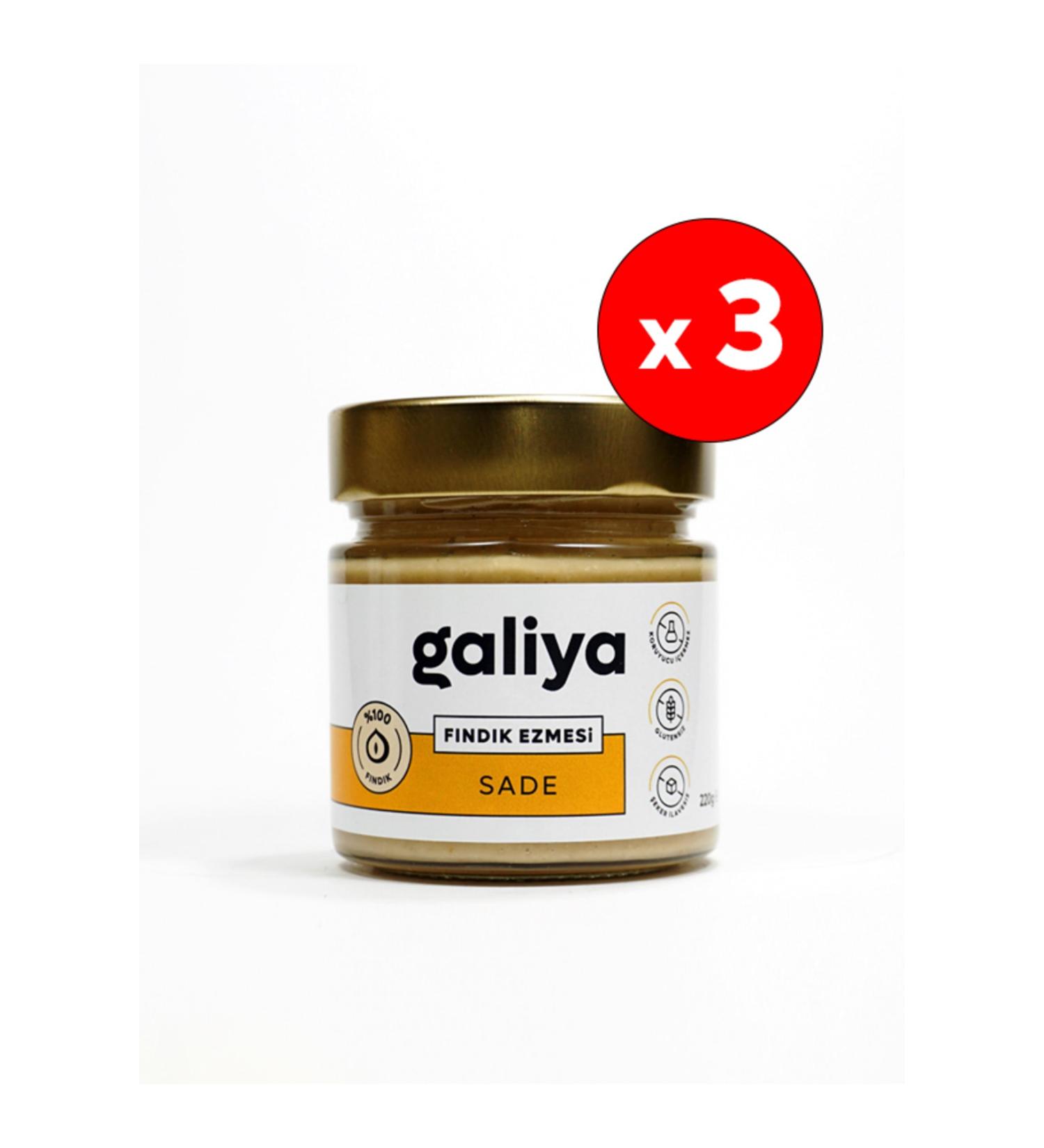 Galiya Sugar Free 0 Hazelnut Paste 215g X 3 (645G)