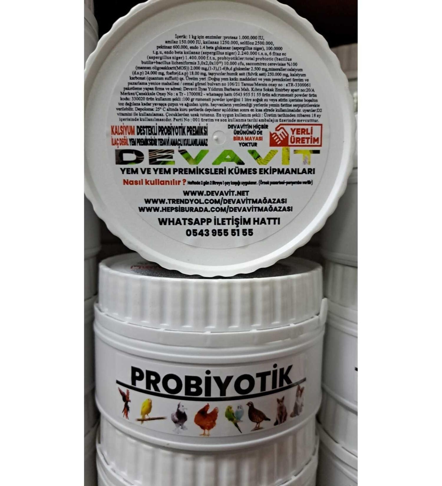 devavit Budgie Food Budgie Food Probiotic 250