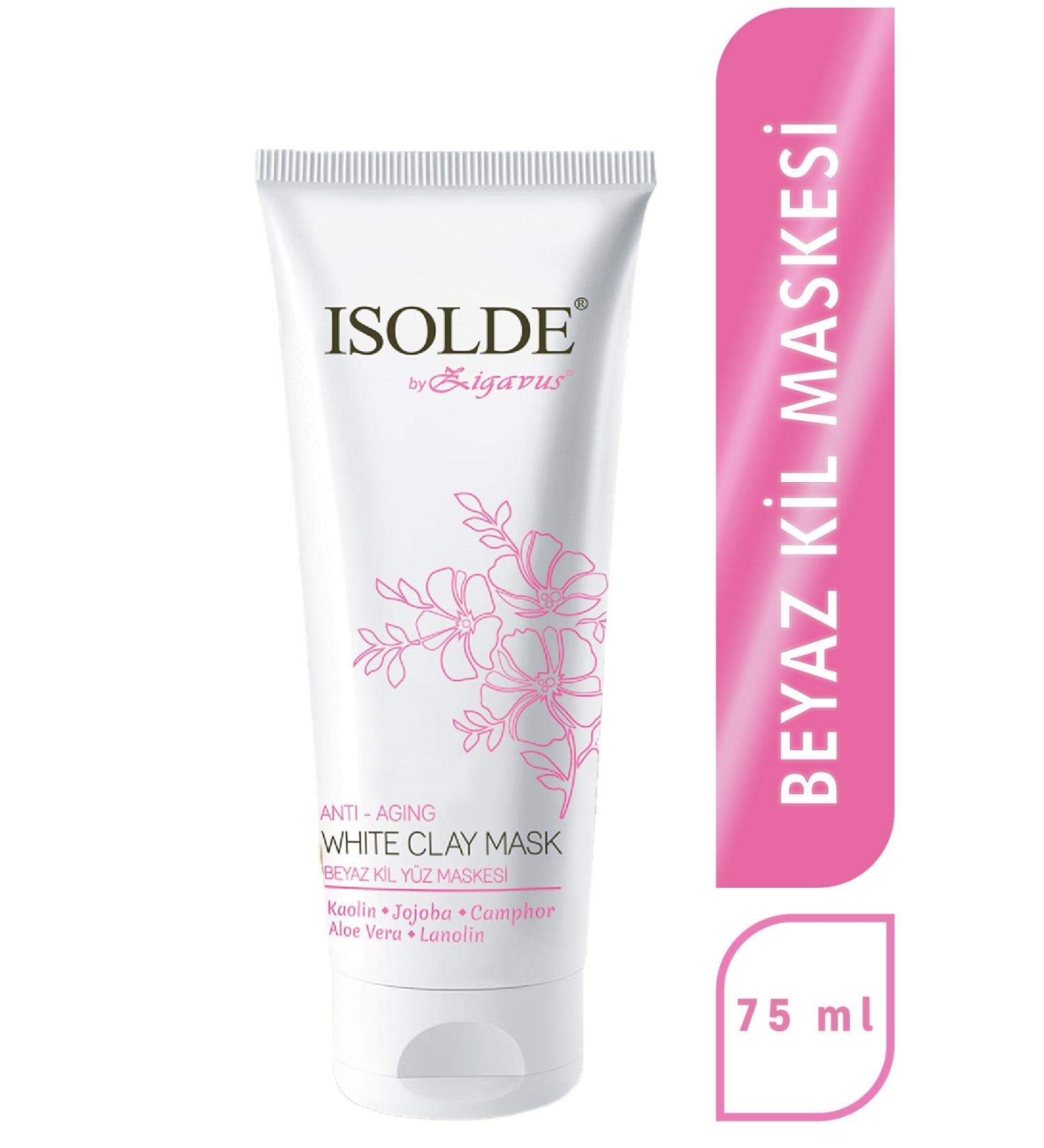 Zigavus Isolde Anti-Aging White Clay Face and Neck Mask 75 ml 8699349139384