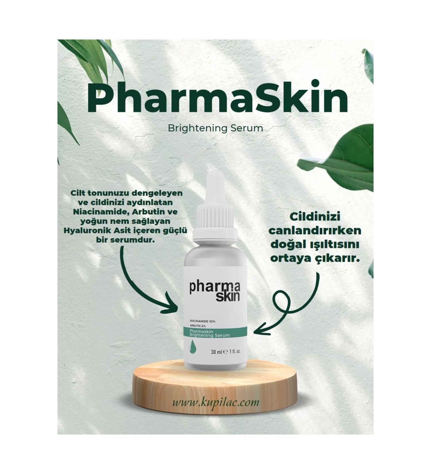 PharmaSkin Skin Tone Equalizer Niacinamide Arbutin Hyaluronic Acid Skin Care Serum Helping to Remove Stains