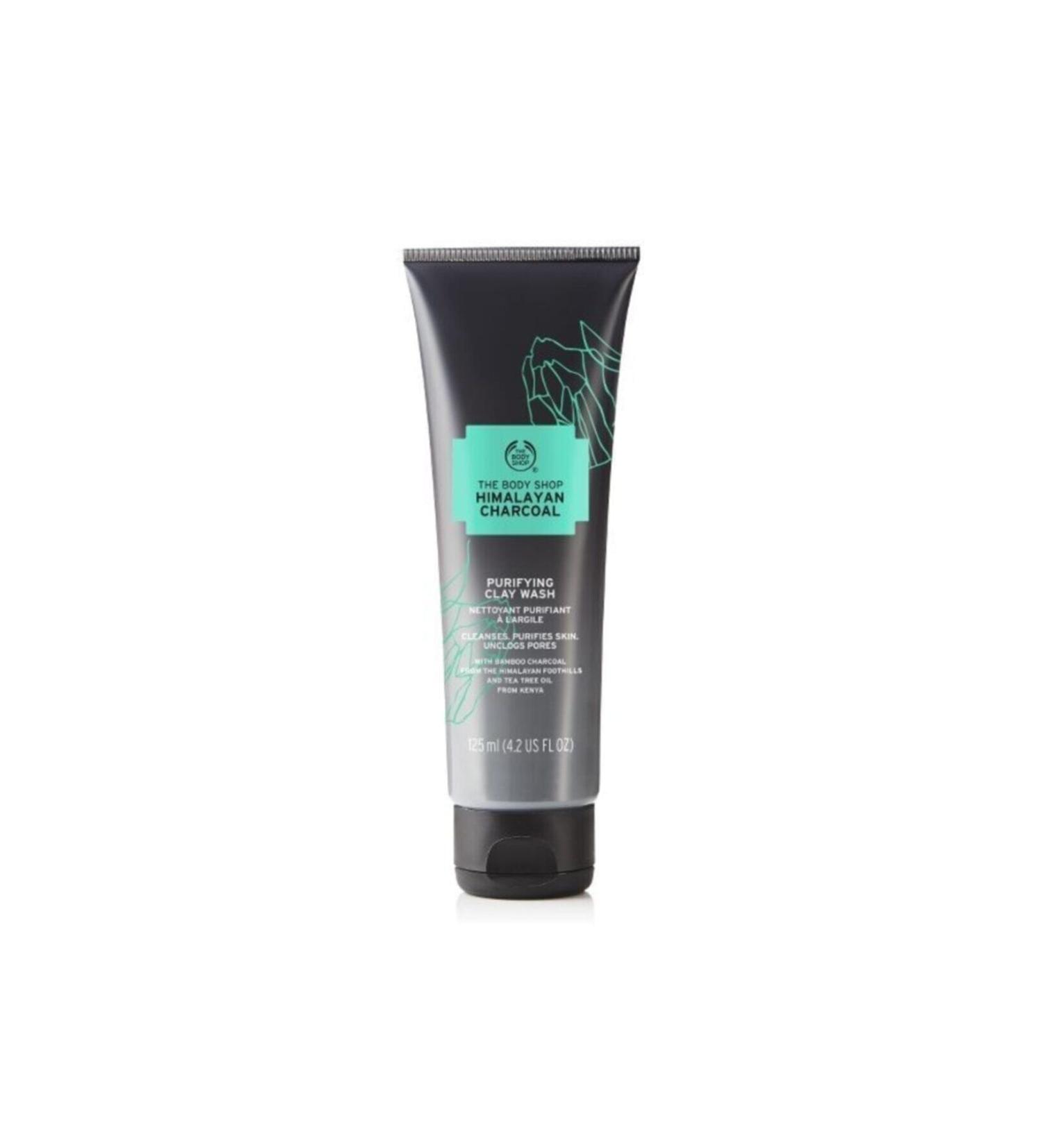 THE BODY SHOP Himalayan Charcoal Purifying Clay Face Wash 125ml - Buy Online on GoSupps.com