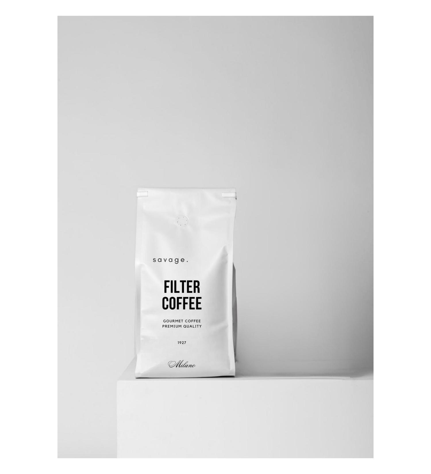 Savage Coffee Filter Coffee Premium Quality 1000gr (SELECT GROUND OR BEANS)