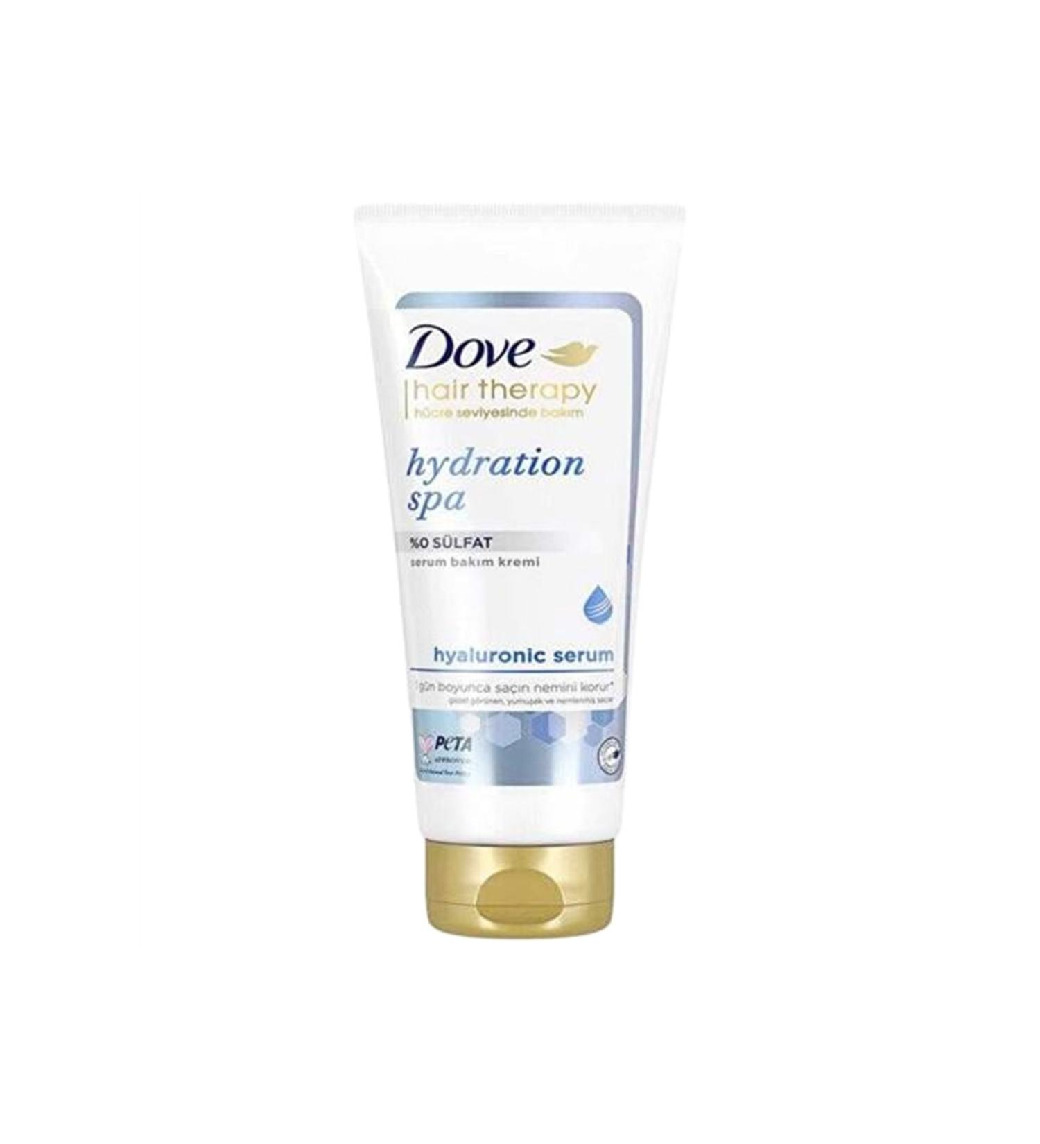 Dove Hair Therapy Serum Hair Care Conditioner Hydration Spa %0 Sulfate 170 ml