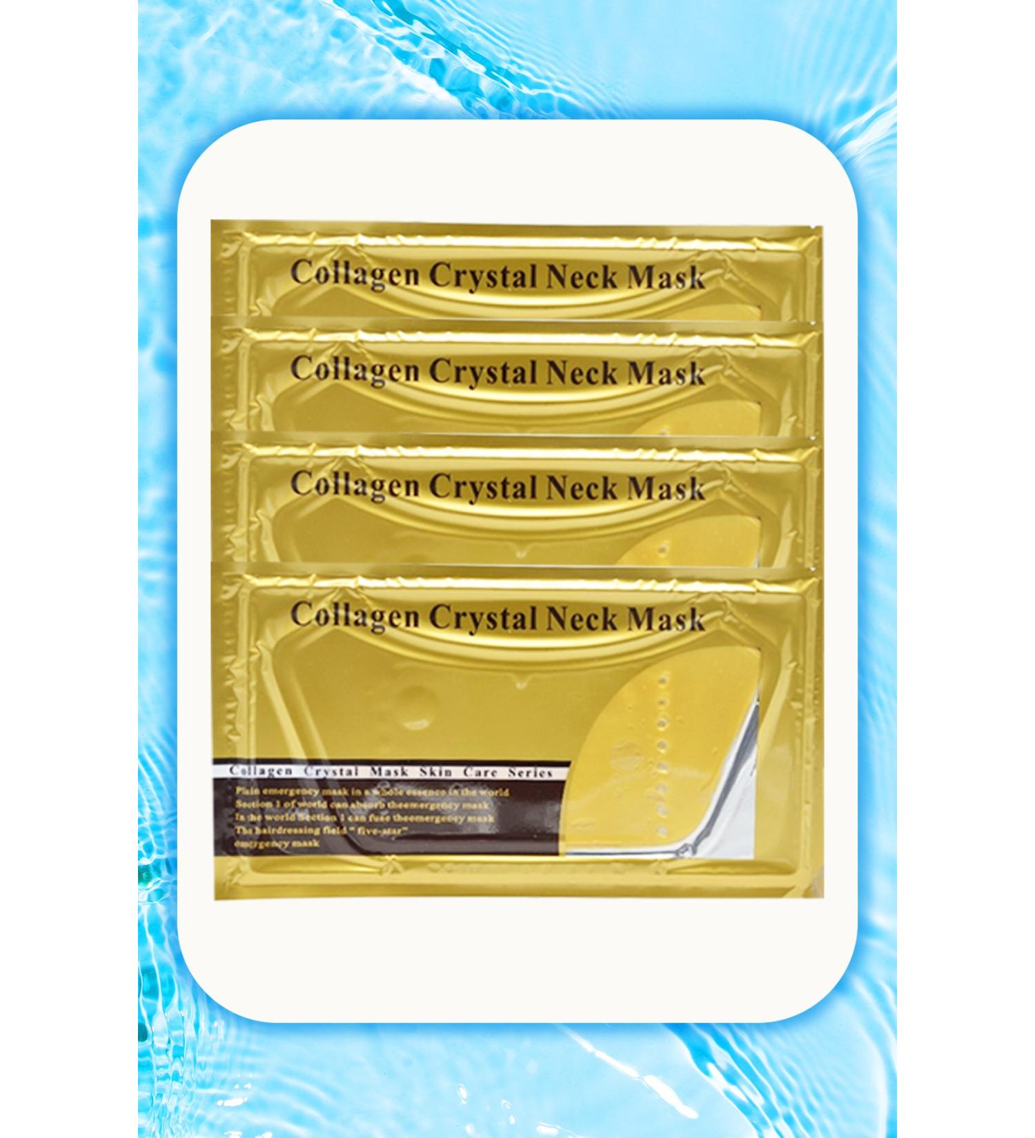 Xolo Double Chin Neck Collagen Mask Firming Moisturizing Neck Mask 4 Pieces Collagen Lift Masks