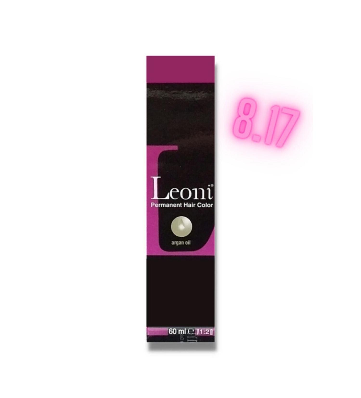 Leoni Hair Dye 1+2 Ash Cashmere Light Blonde 8.17