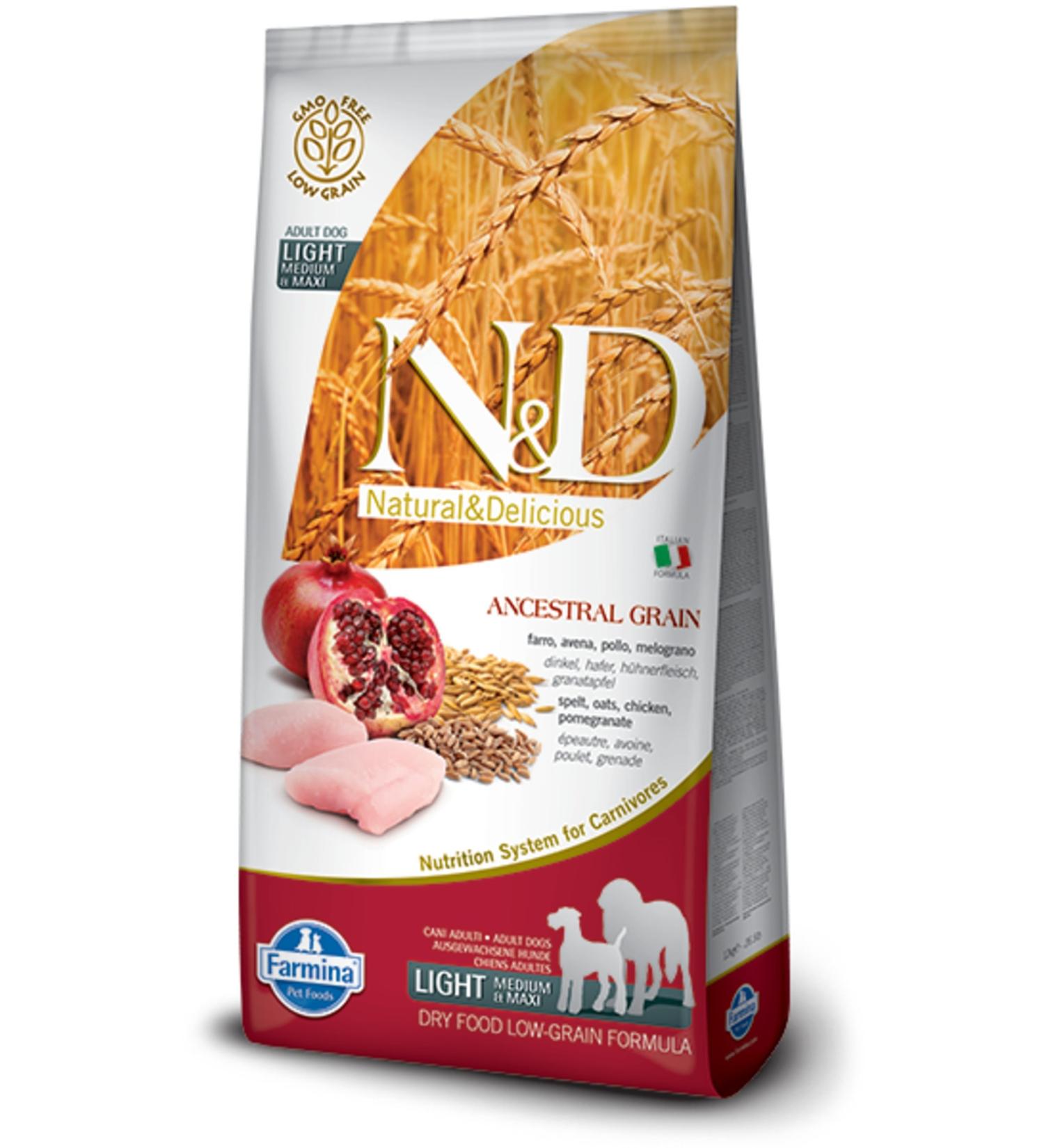 N & D Nd Low Grain Large and Medium Breed Diet Adult Dog Food 12 Kg - Buy Online on GoSupps.com