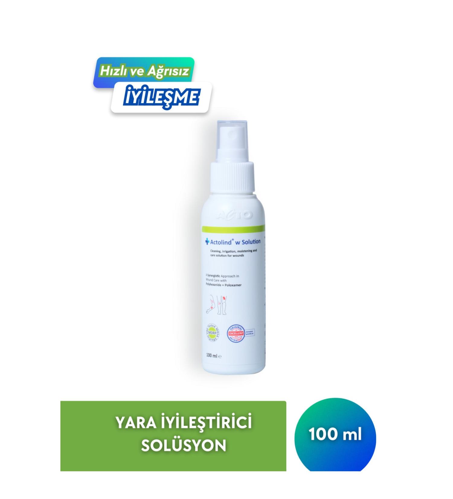Actolind W Solution 100 ml - Wound Healing Solution - Buy Online on GoSupps.com