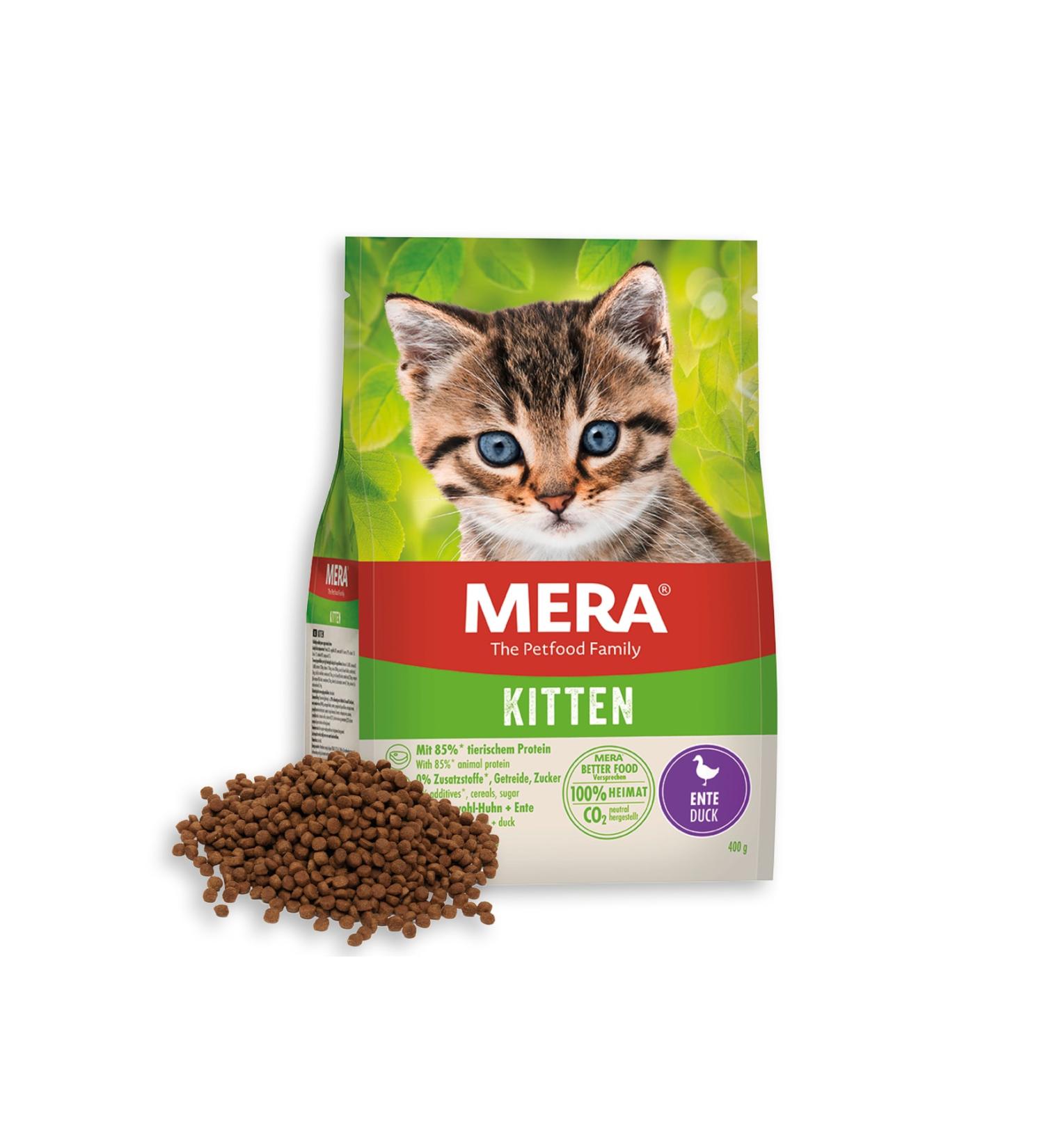 Mera The Petfood Family Mera Grain-Free Duck 0-12 Months Kitten Cat Food 2 KG