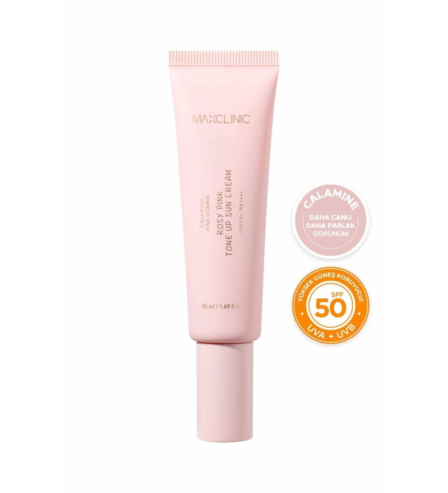 MAXCLINIC Brightening Color Equalizing Spf 50+pa++++ Pink Calamine Toneup Sun Cream - Buy Online on GoSupps.com