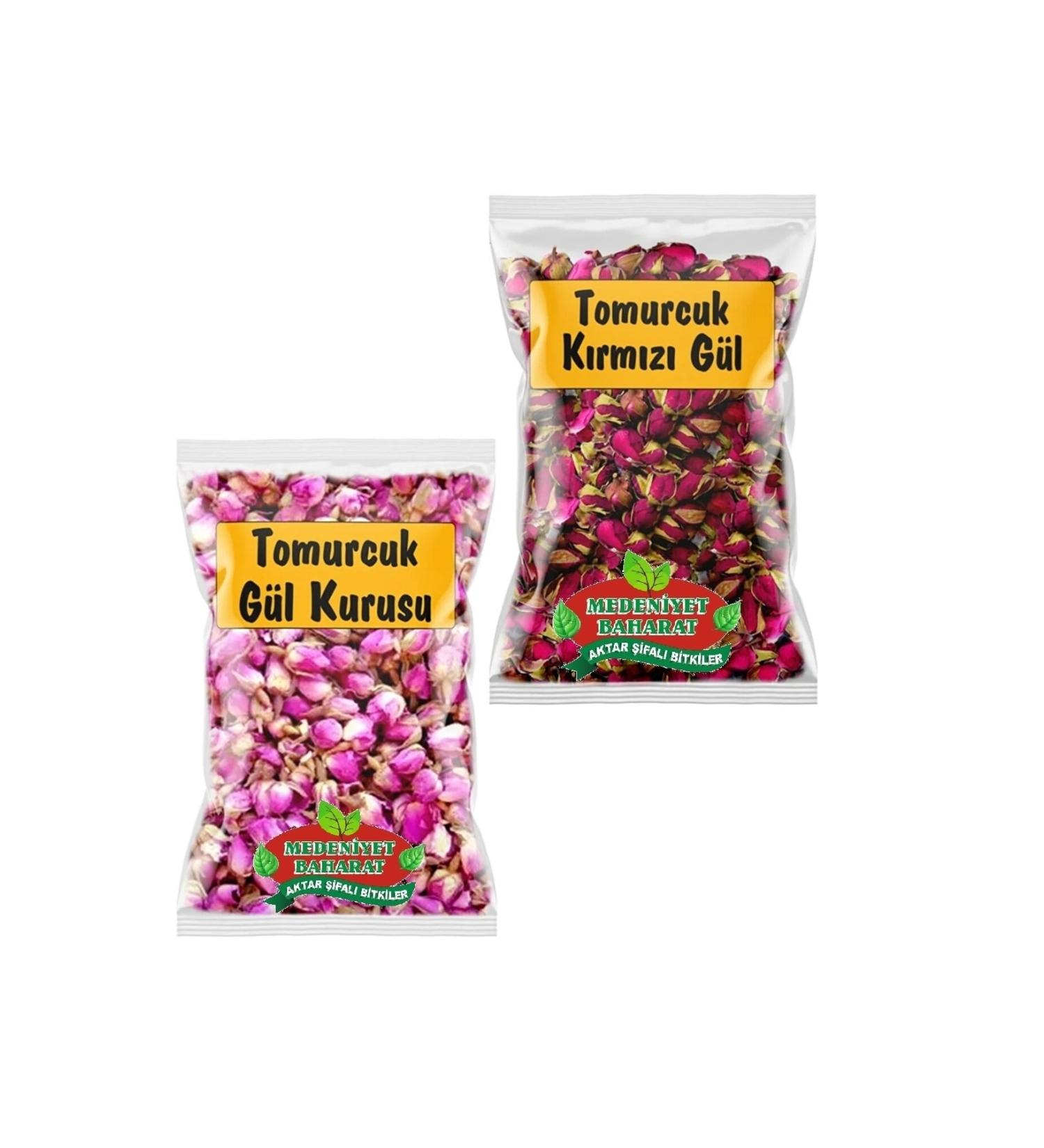 Civilization Spice Red Rose Bud (50gr) and Pink Rose Bud Dried (50gr)