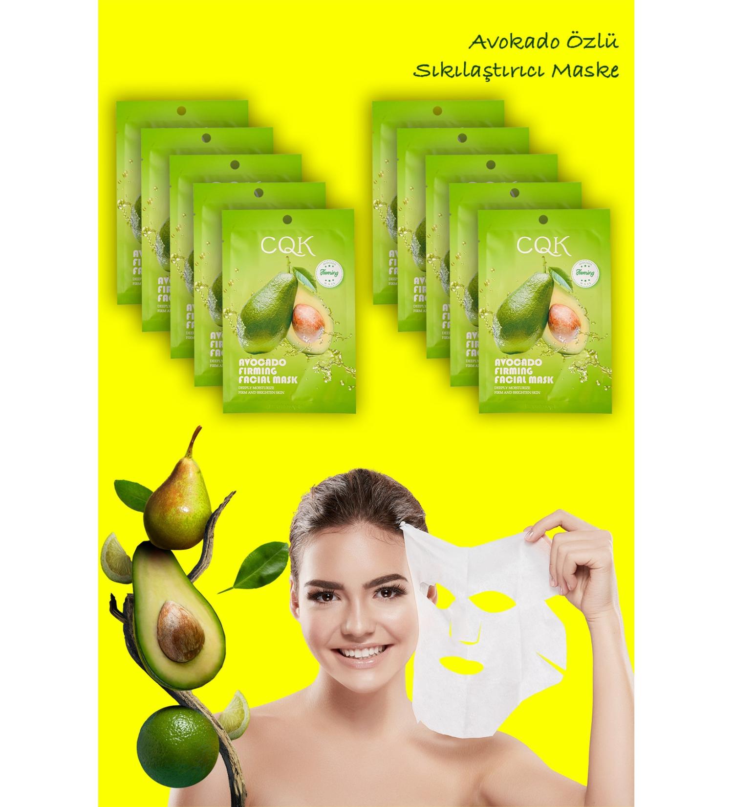 Xolo 10 Pieces Avocado Omega3 Firming Face Mask with Licorice Root Extract XLM144 - Buy Online on GoSupps.com