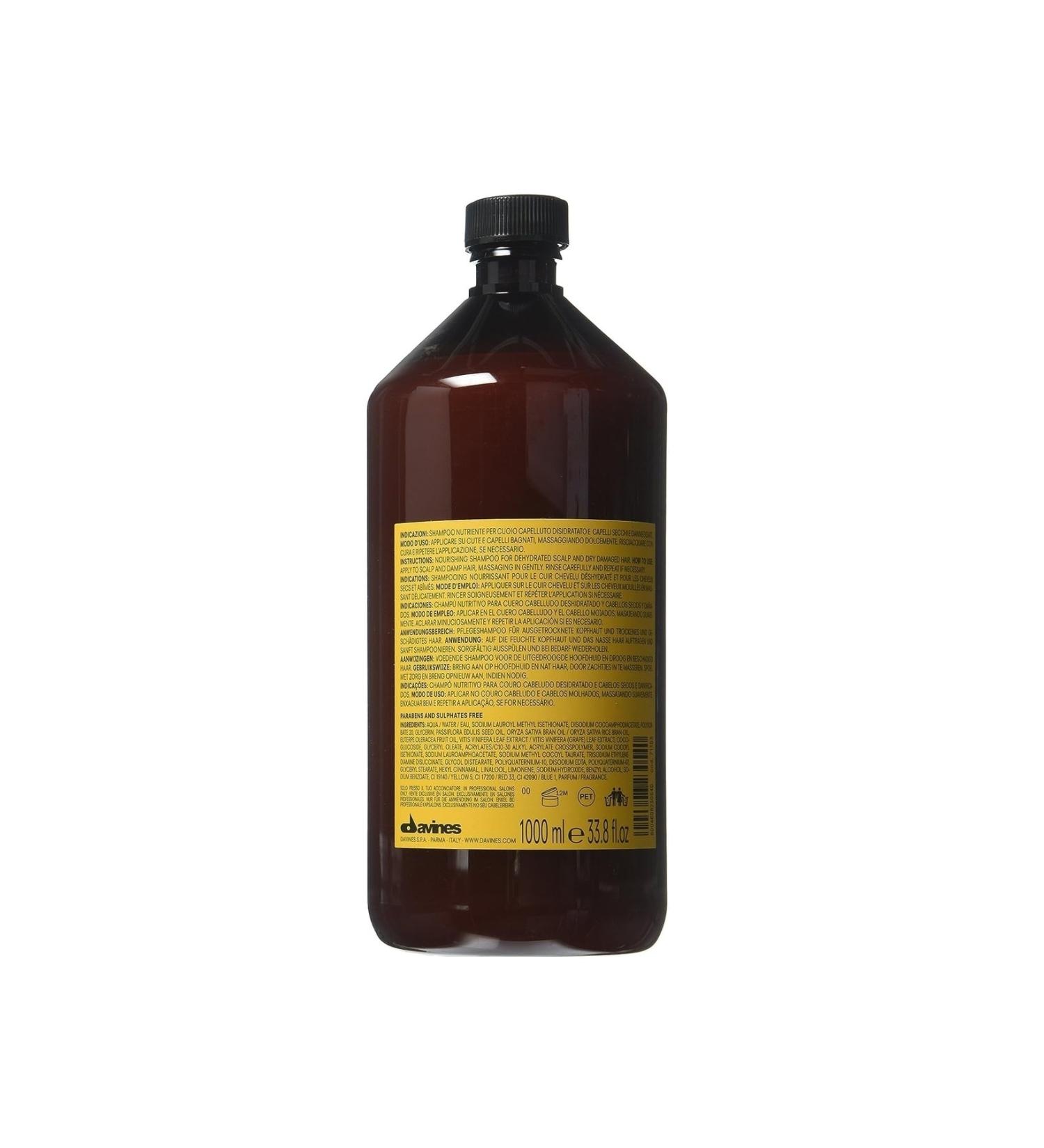 Davines Nourishing for Dry Brittle Hair Moisturizer Shampoo 71299 1000 ml ECBeauty!W601