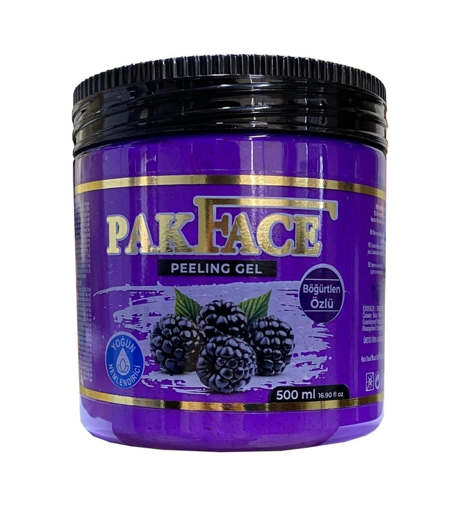 Pak Face Blackberry Extract Scrub Peeling Gel 500 Ml