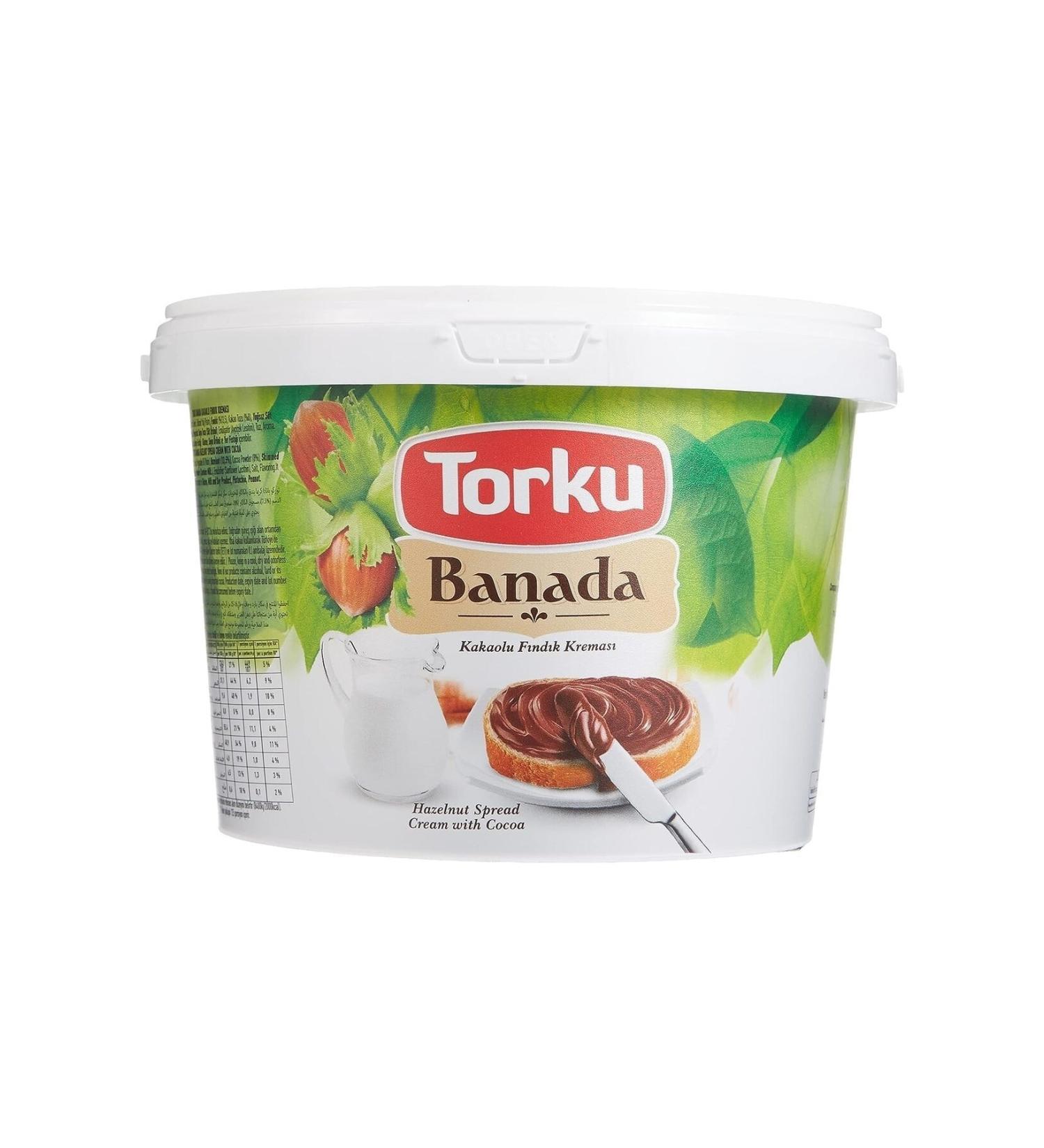 Torku Banada Hazelnut Cream with Cocoa 2.5 KG