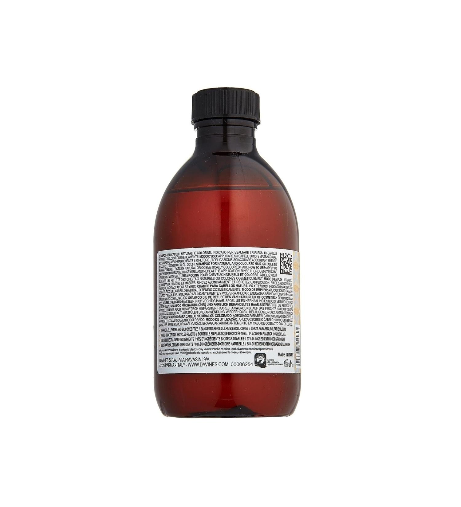 Davines Alchemic Golden Golden 5.3 pH Provitamin B5 Shampoo 67218 9.47 fl.oz. US ECBeauty!W384