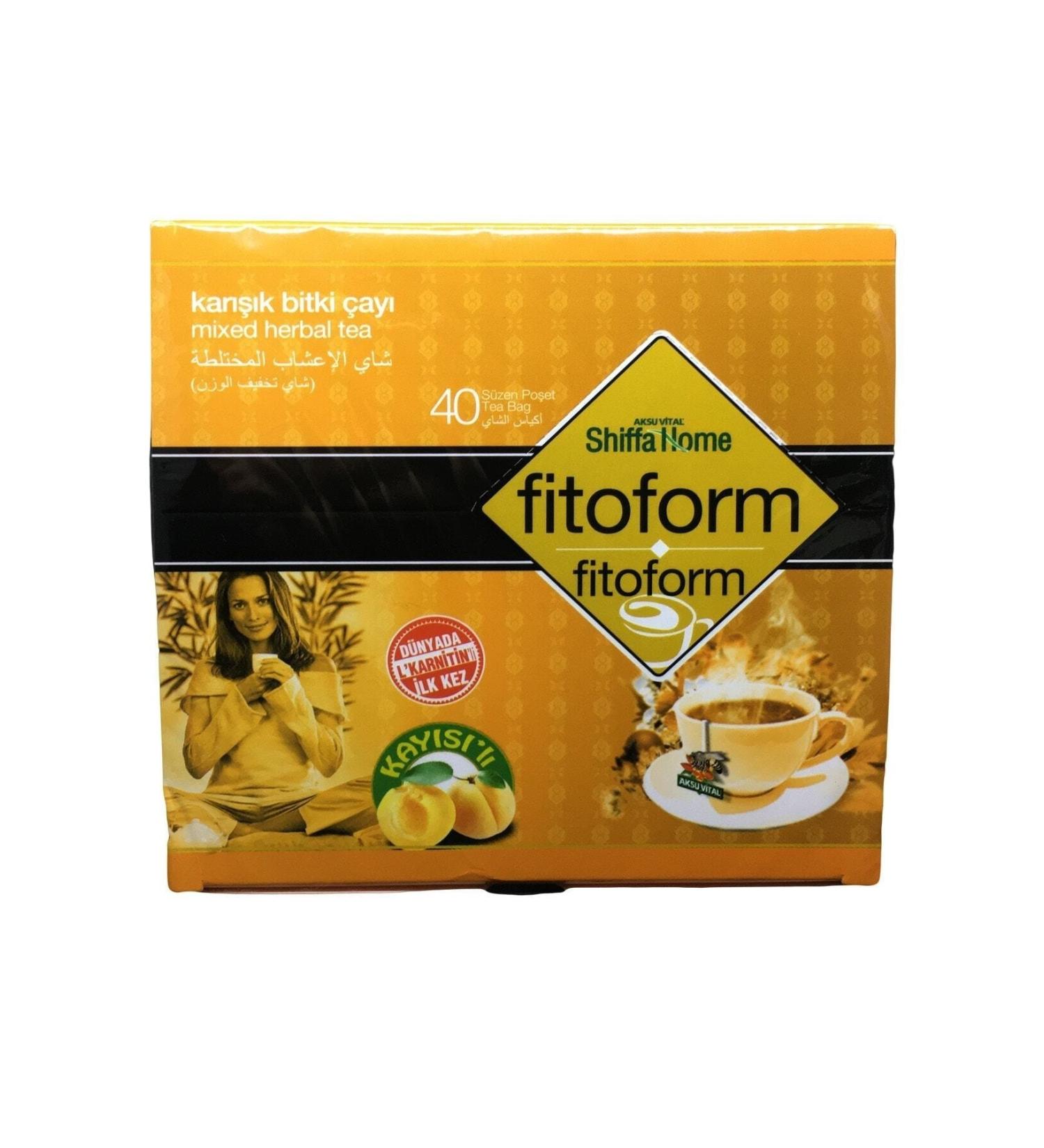 Shiffa Home Apricot Fitoform Tea 40 Filtering Bags