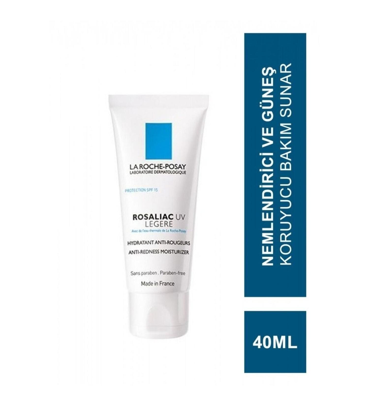 La Roche Posay Rosaliac UV Legere SPF 15 Moisturizing Face Cream For Cracked Capillaries And Redness 40ml - Buy Online on GoSupps.com