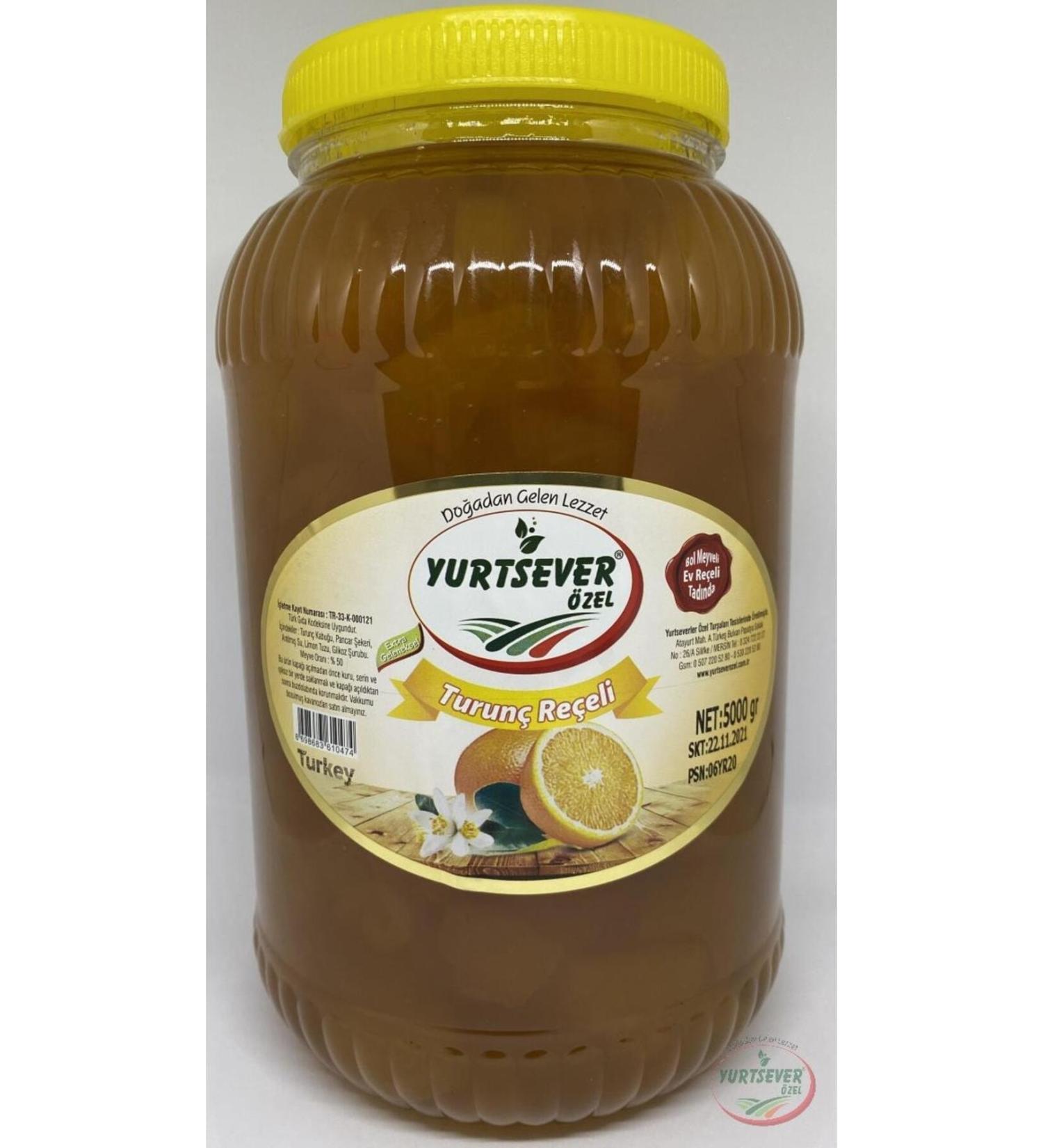 Patriot Natural Orange Jam (5 Kg)