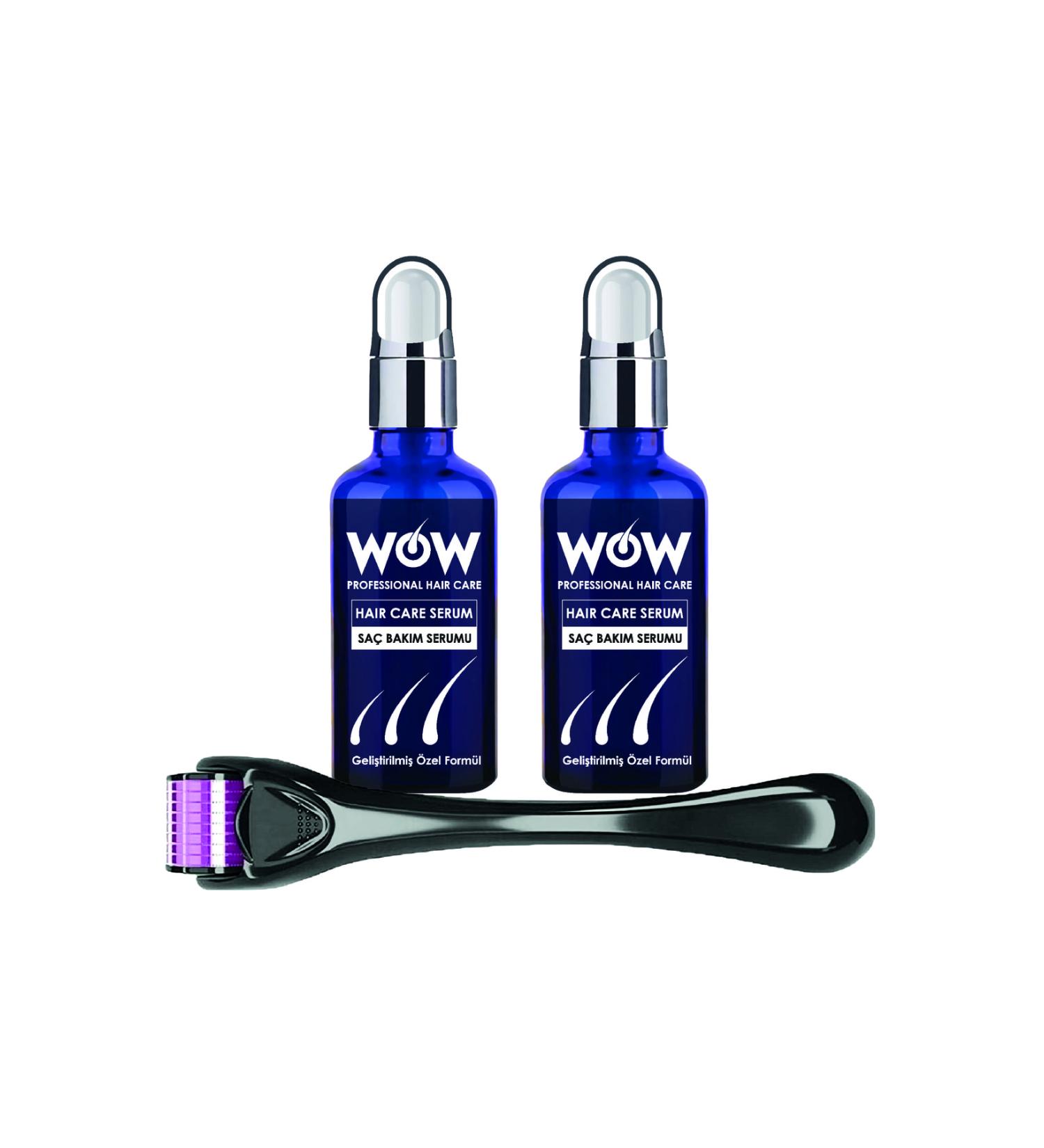 Wowhaircare Hair Hair Serum 2 Pieces Dermaroller - Buy Online on GoSupps.com
